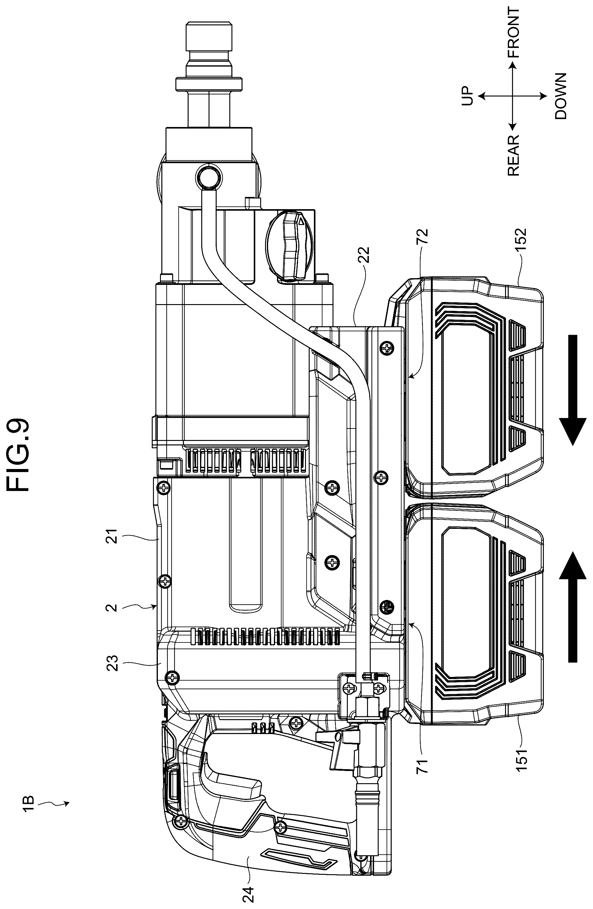Patent US12472564 Figure 9 – Core drill
