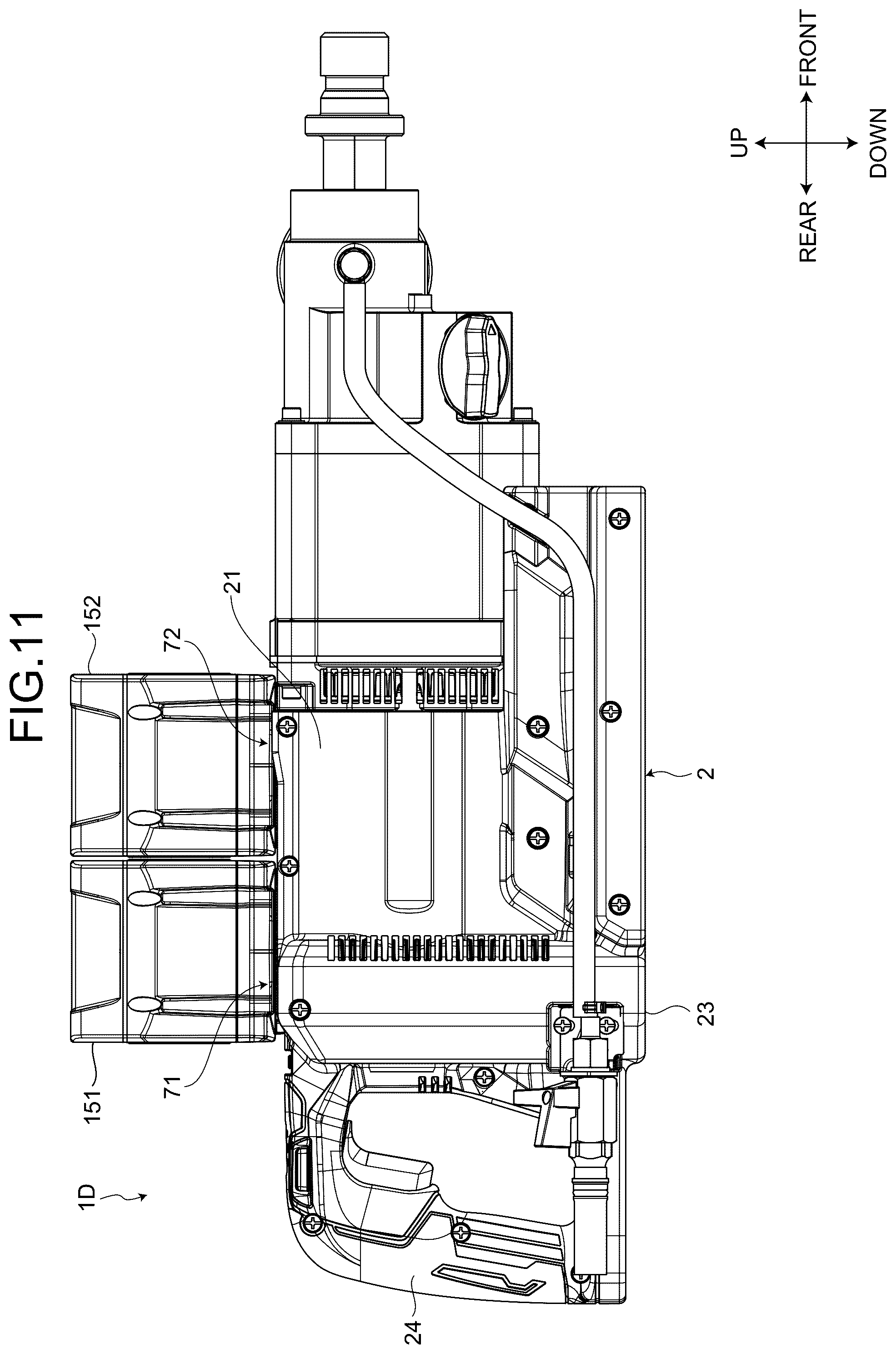Patent US12472564 Figure 11 – Core drill