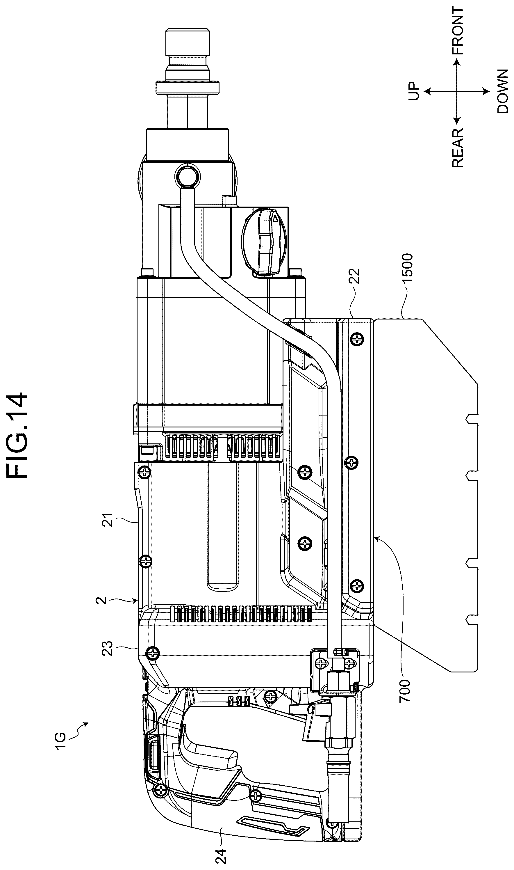 Patent US12472564 Figure 14 – Core drill