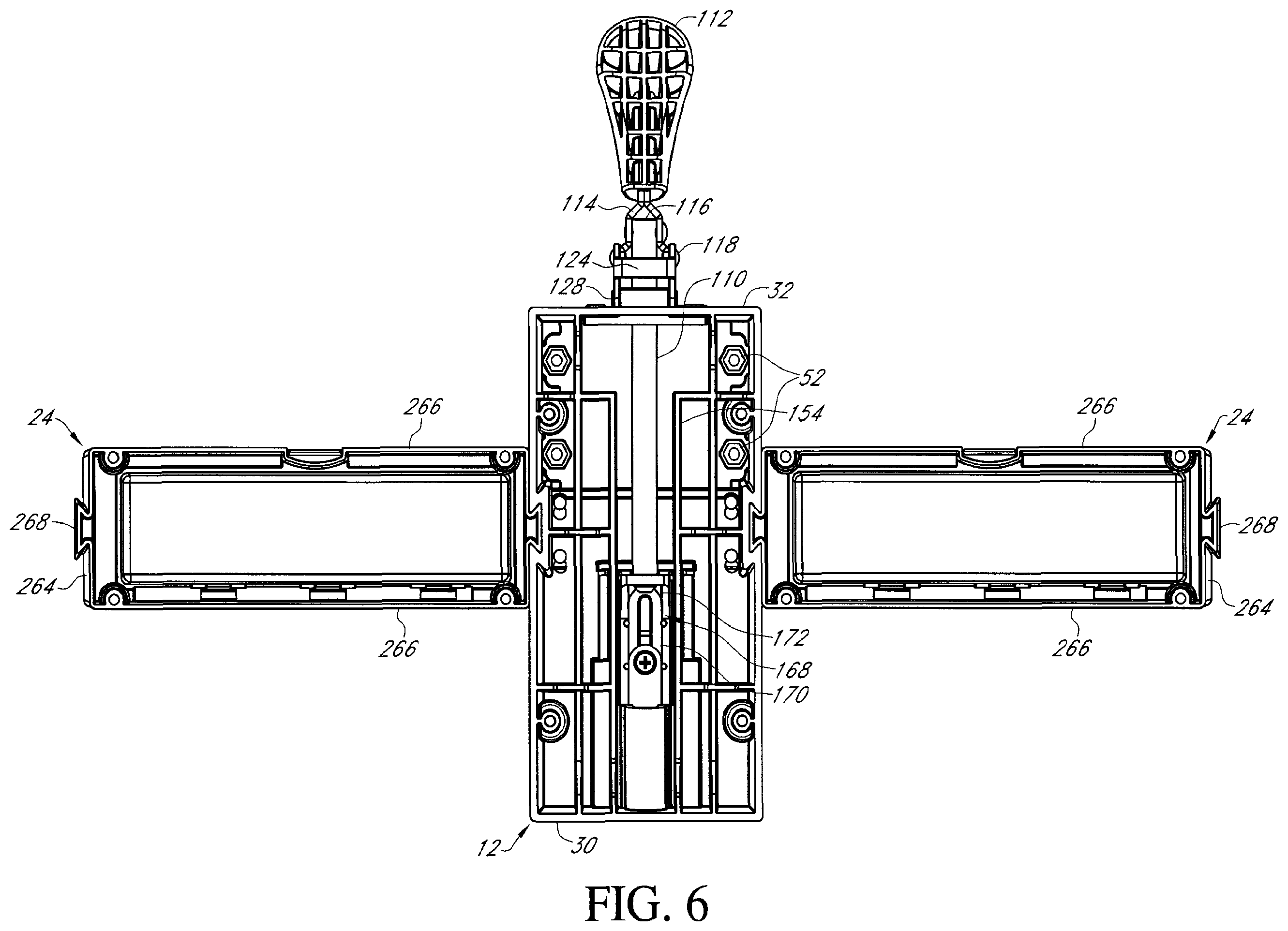Patent US12472565 Figure 6 – Ratcheting quick-adjust drilling jig