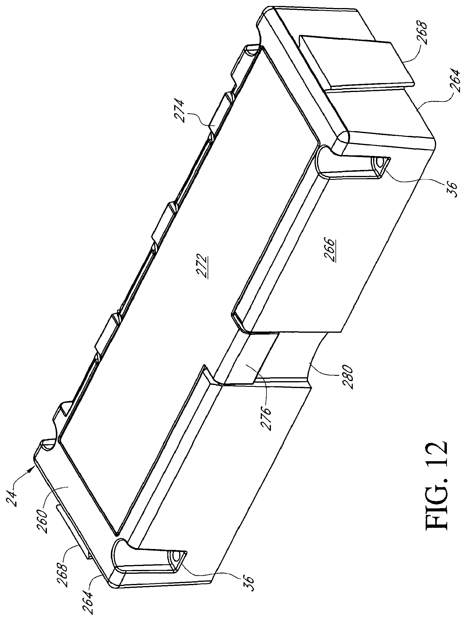 Patent US12472565 Figure 12 – Ratcheting quick-adjust drilling jig