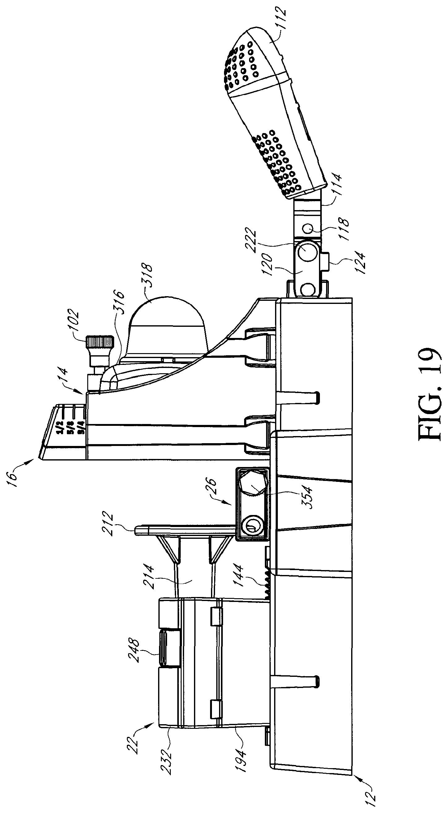 Patent US12472565 Figure 18 – Ratcheting quick-adjust drilling jig