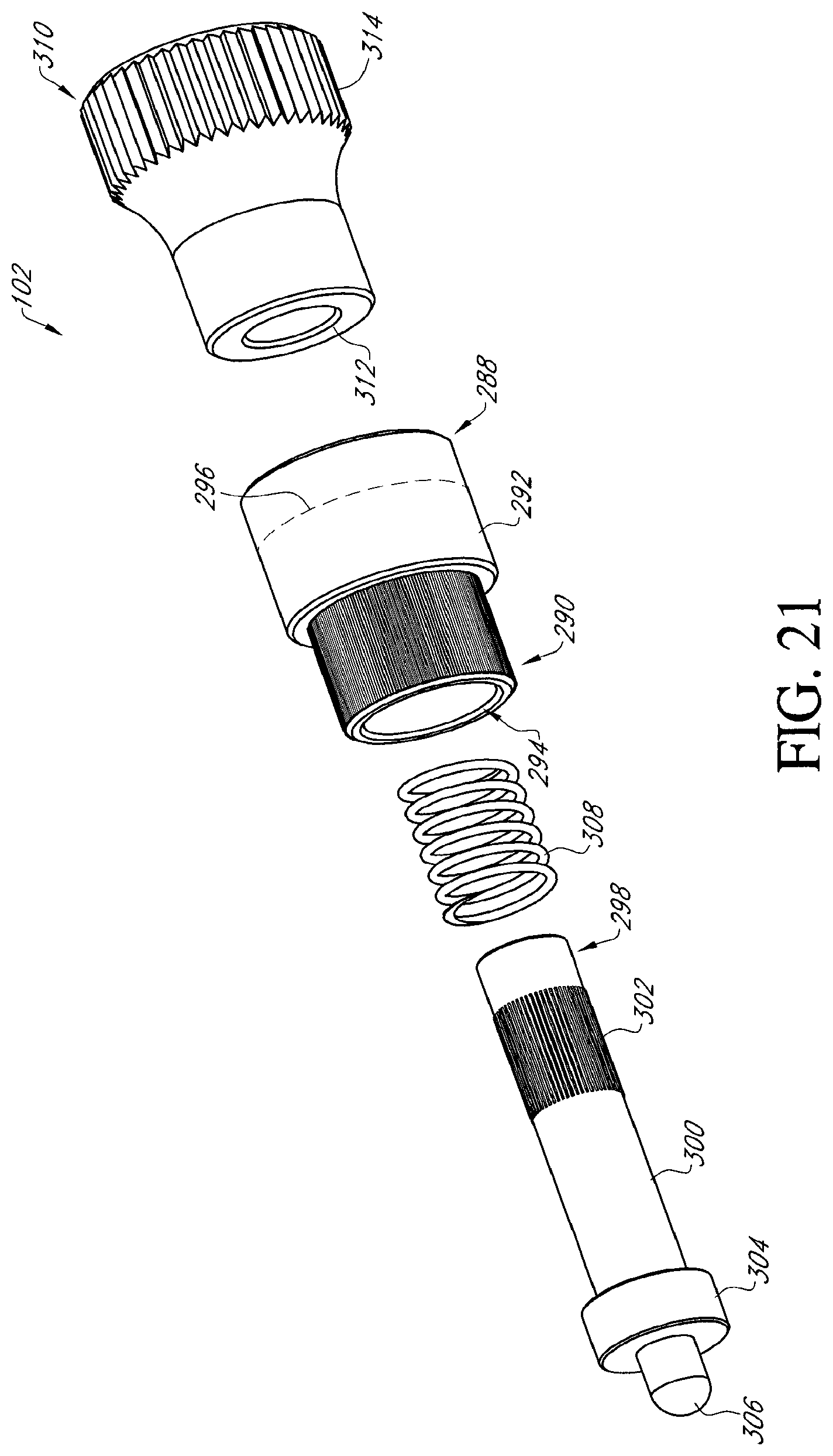 Patent US12472565 Figure 20 – Ratcheting quick-adjust drilling jig