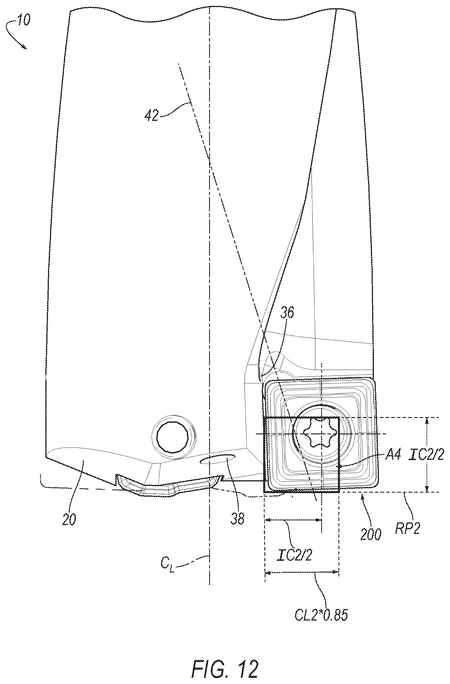 Patent US12472566 Figure 9 – Indexable drill assembly with coolant system