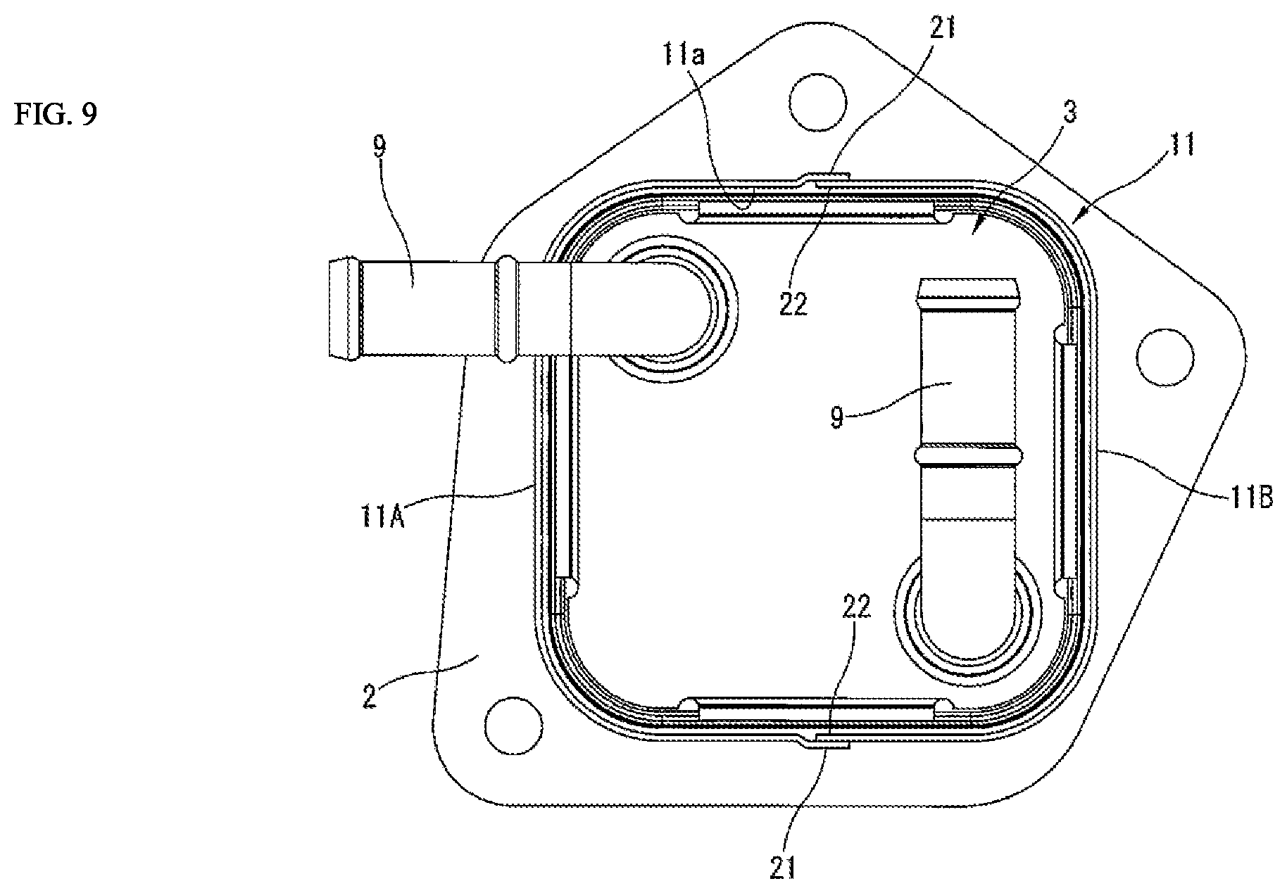 Patent US12472573 Figure 9 – Screen to be used during brazing of heat exchanger and brazing method for heat exchanger