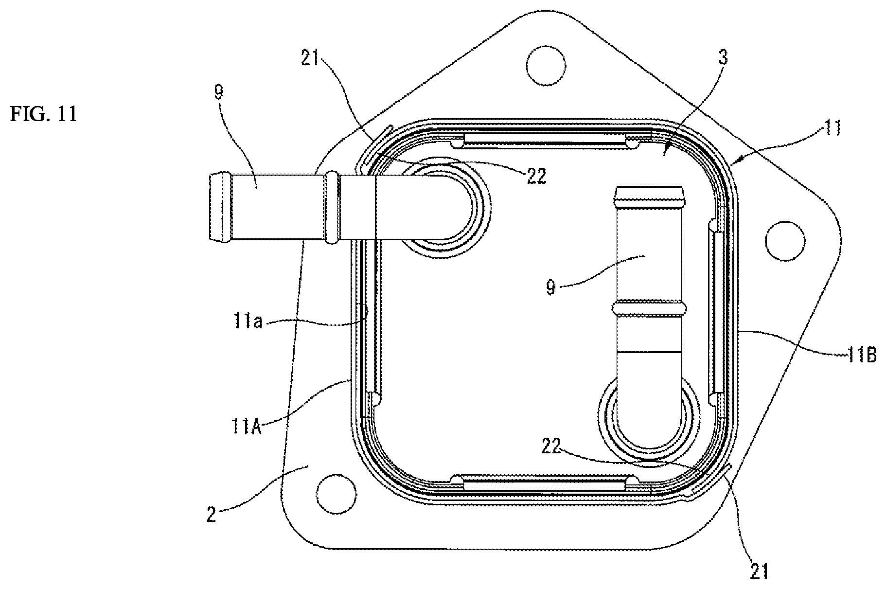 Patent US12472573 Figure 11 – Screen to be used during brazing of heat exchanger and brazing method for heat exchanger