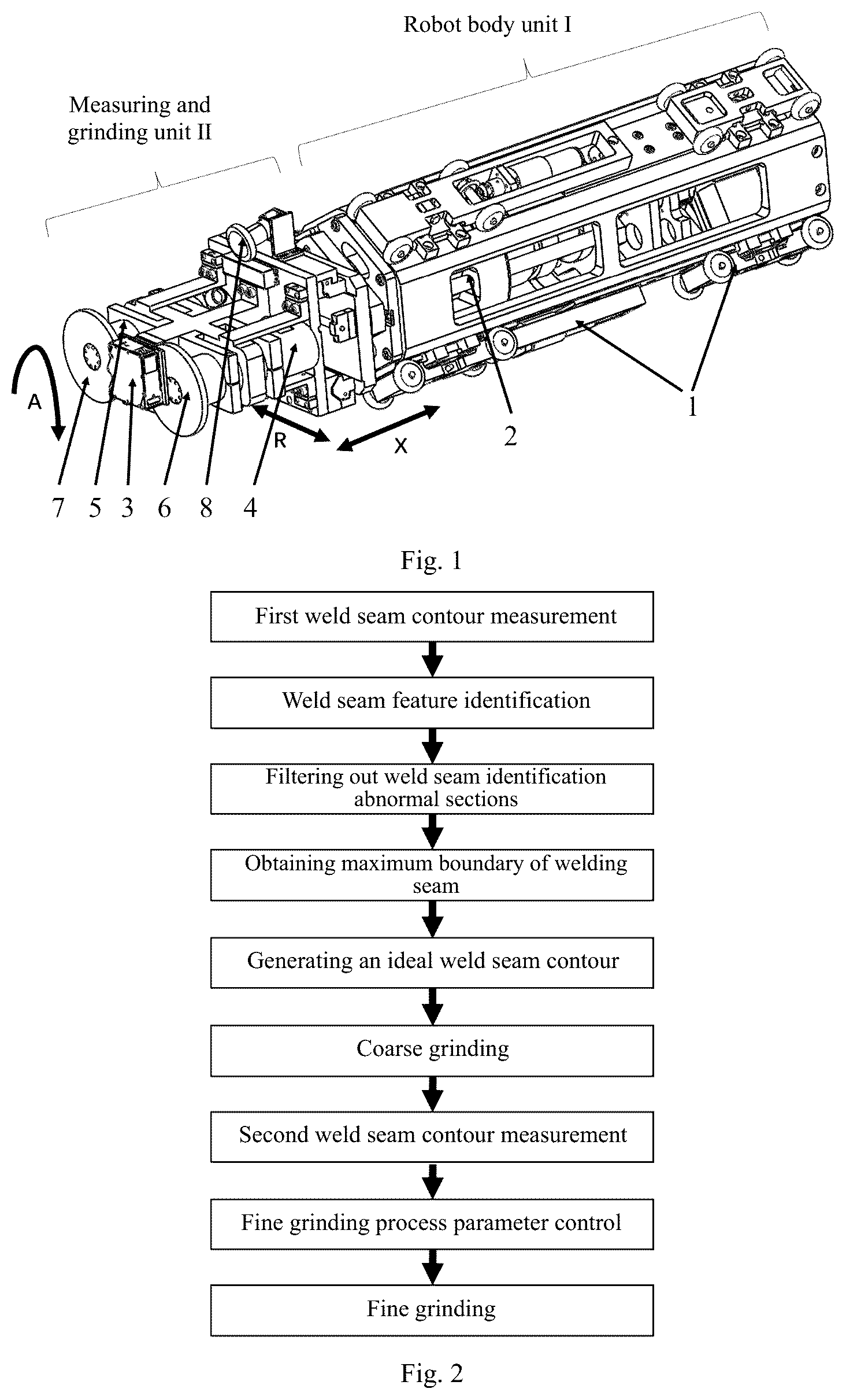 Patent US12472575 — Process for conformal processing of cylindrical shell inner weld seam — Figure 1