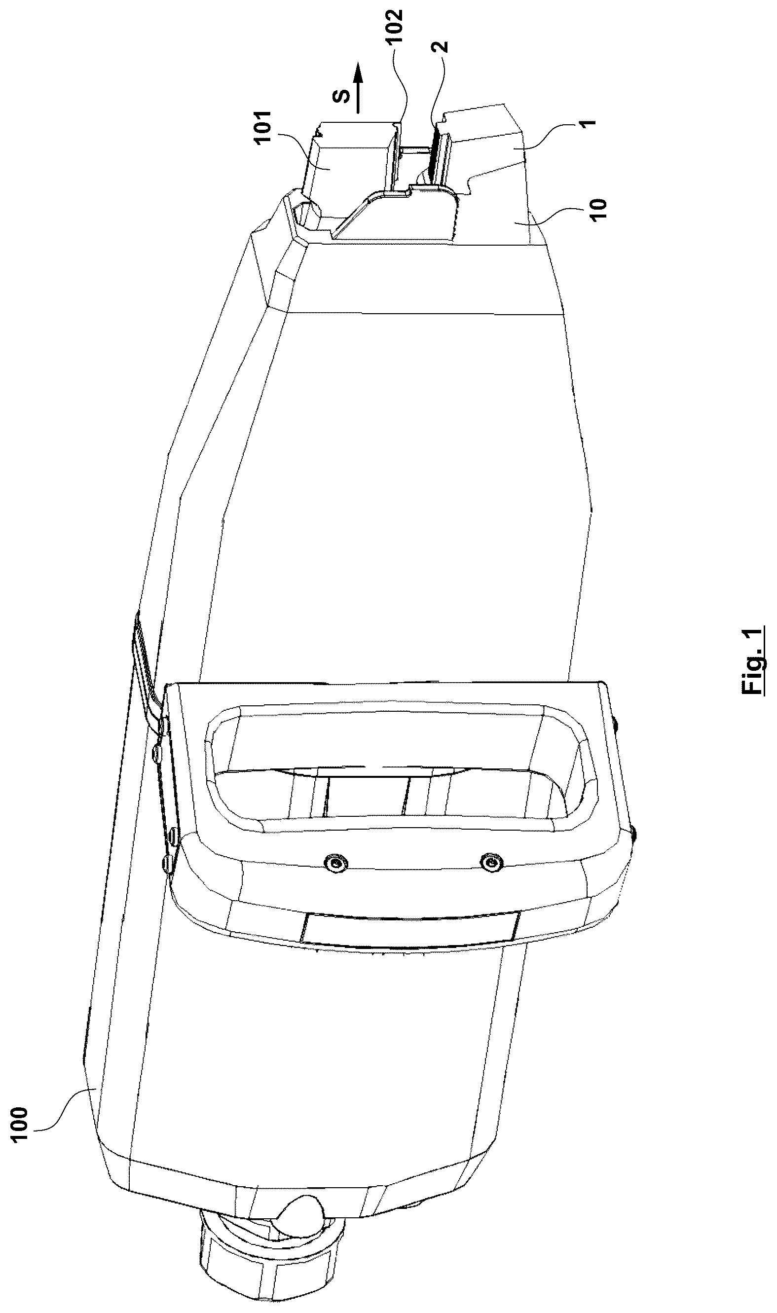 Patent US12472579 Figure 1 – Sonotrode bearing for an ultrasonic welding device