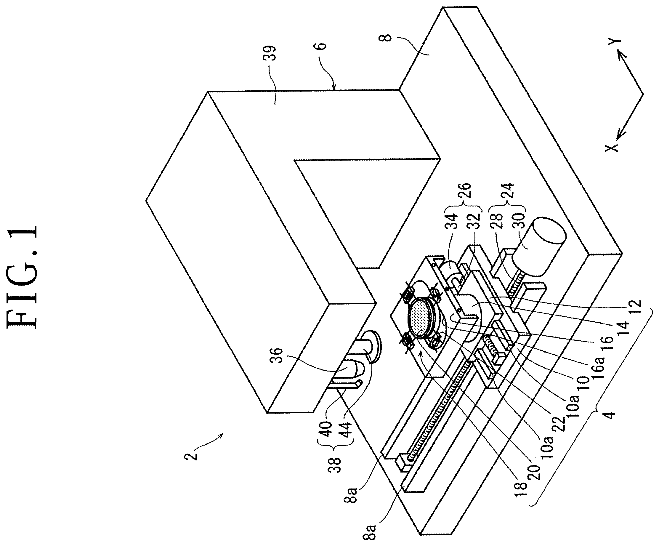 Patent US12472582 — Laser processing apparatus and debris remover — Figure 1