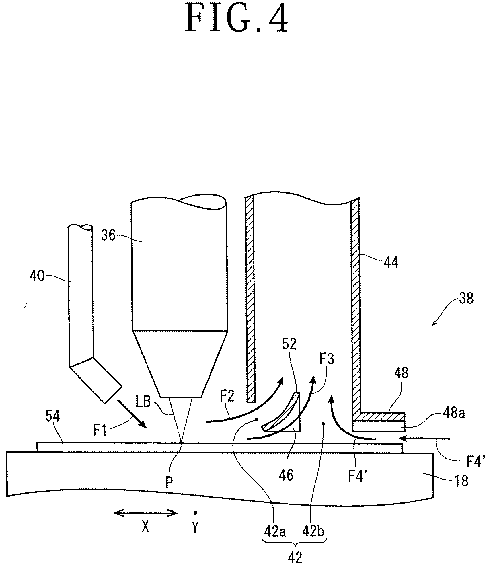 Patent US12472582 Figure 3 – Laser processing apparatus and debris remover