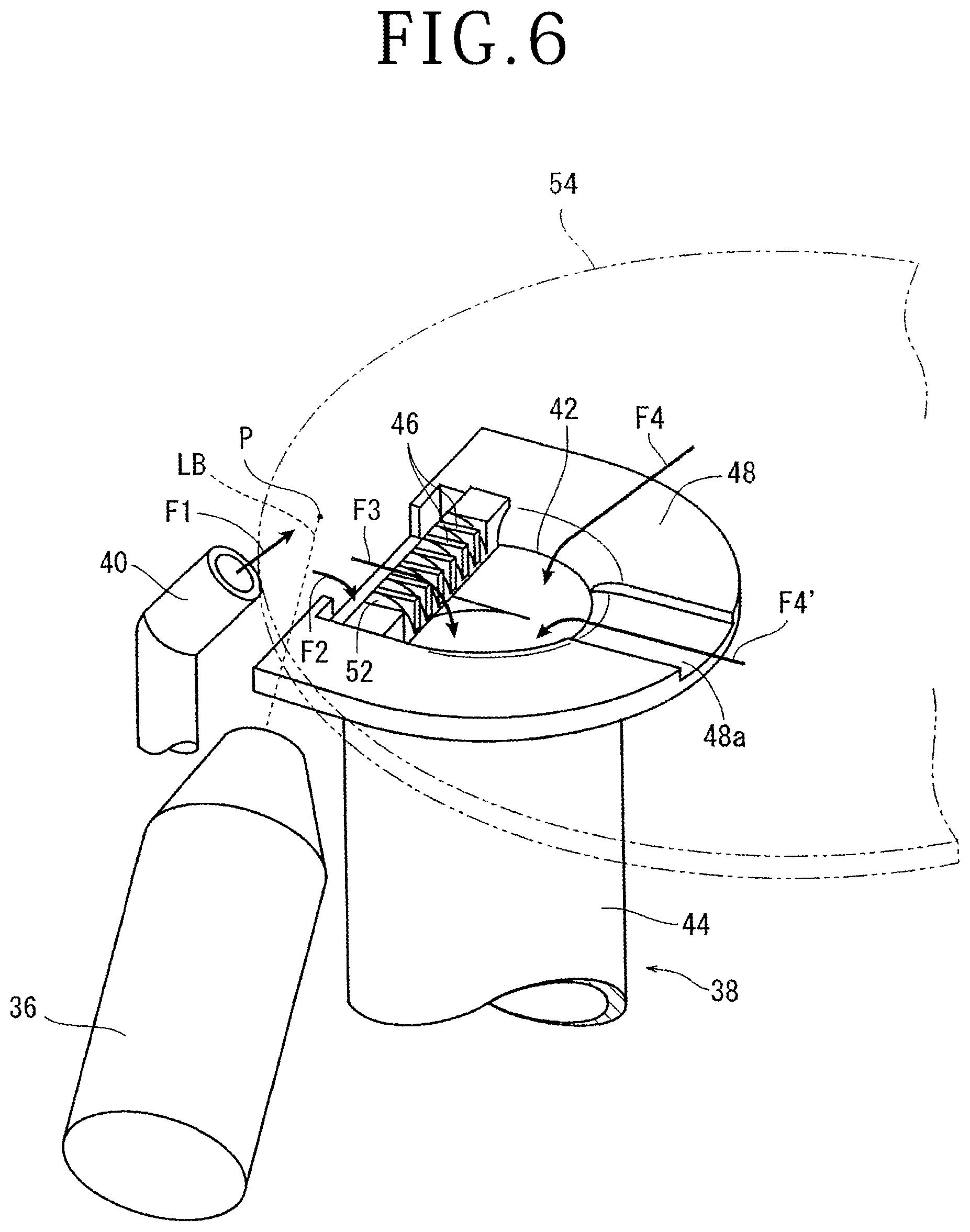 Patent US12472582 Figure 5 – Laser processing apparatus and debris remover