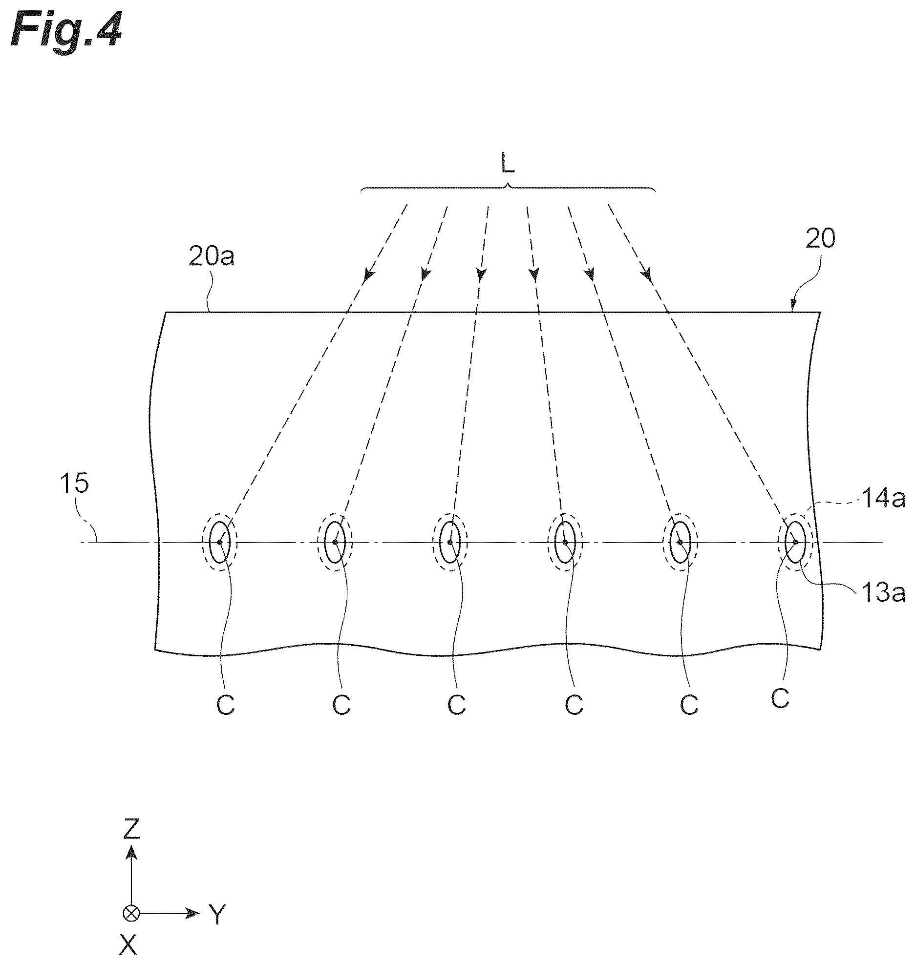 Patent US12472587 Figure 4 – Laser processing method, semiconductor member manufacturing method, and laser processing device