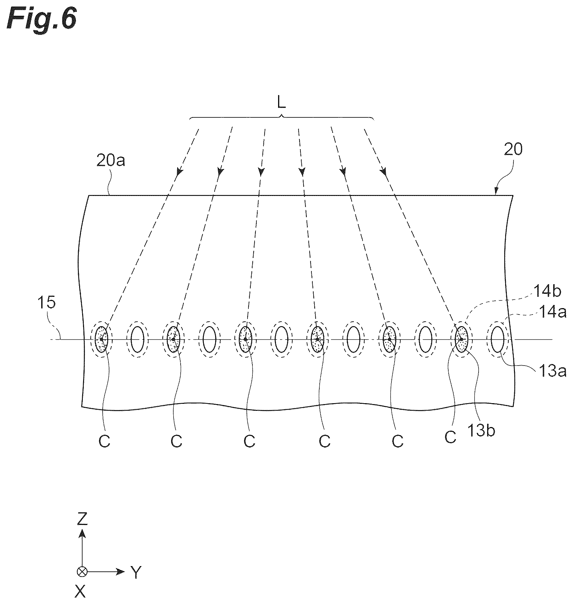 Patent US12472587 Figure 6 – Laser processing method, semiconductor member manufacturing method, and laser processing device