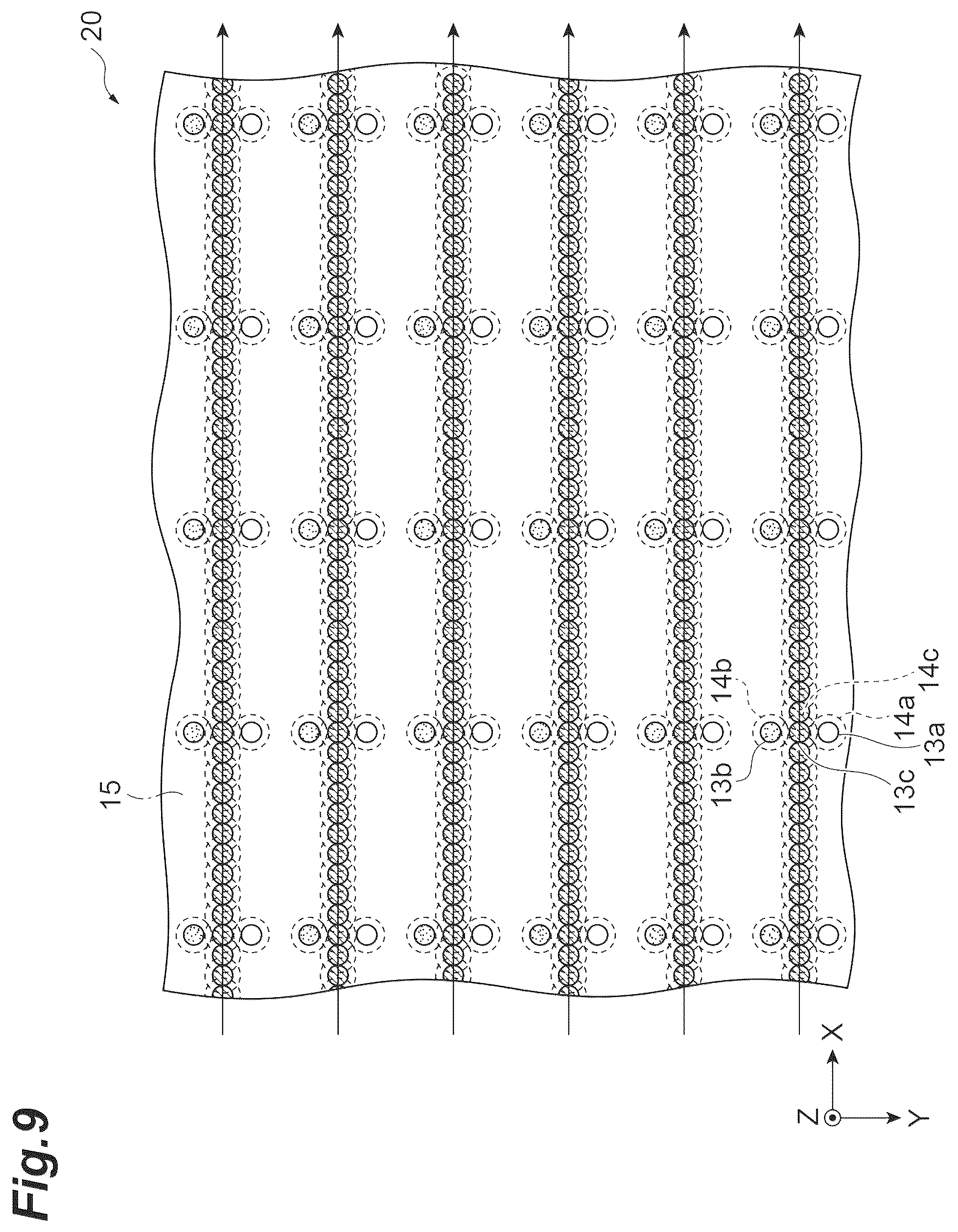 Patent US12472587 Figure 9 – Laser processing method, semiconductor member manufacturing method, and laser processing device