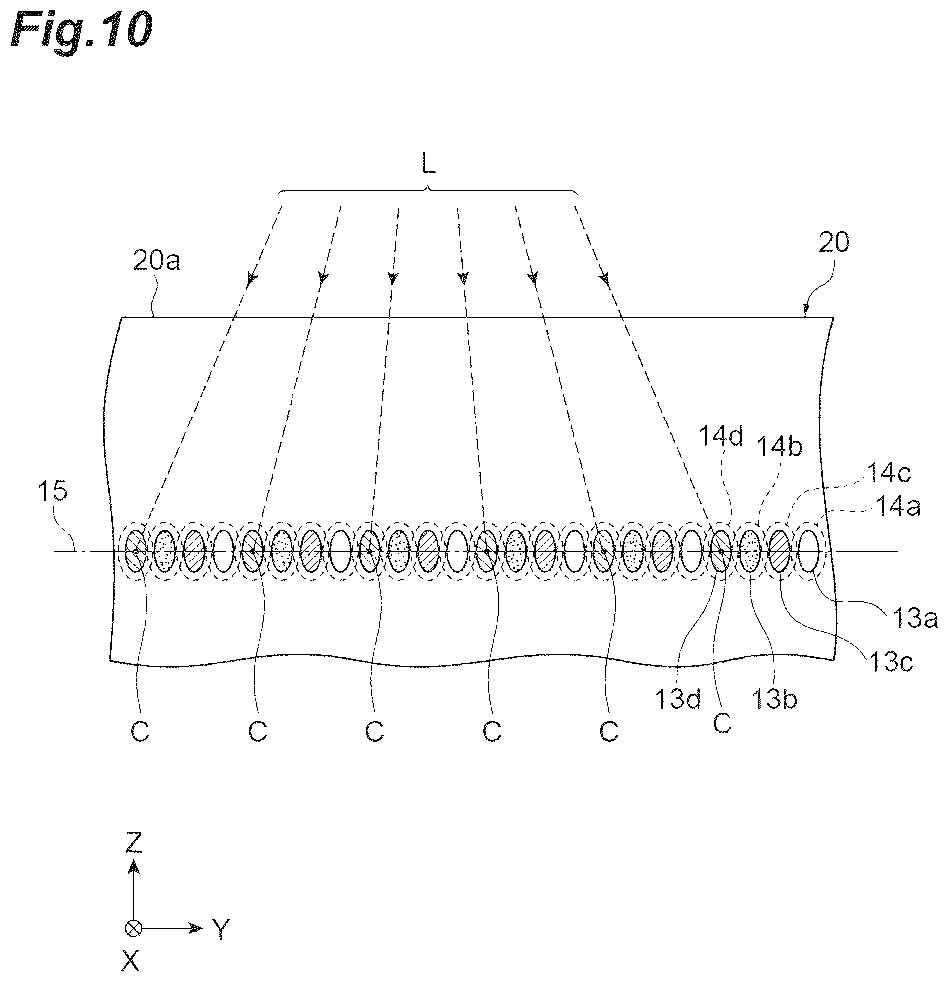 Patent US12472587 Figure 10 – Laser processing method, semiconductor member manufacturing method, and laser processing device