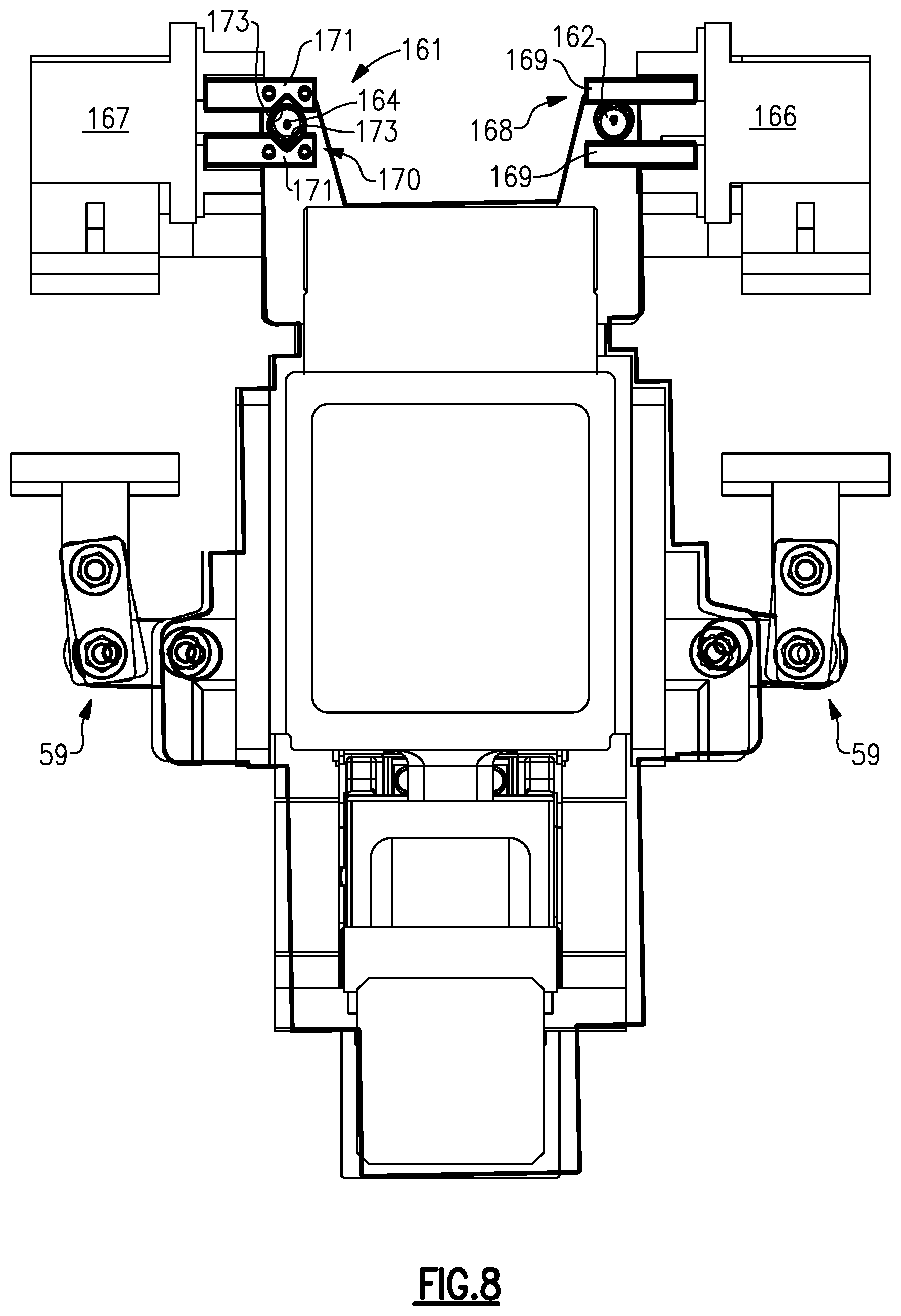 Patent US12472589 Figure 11 – System and method with floating welder for high rate production welding