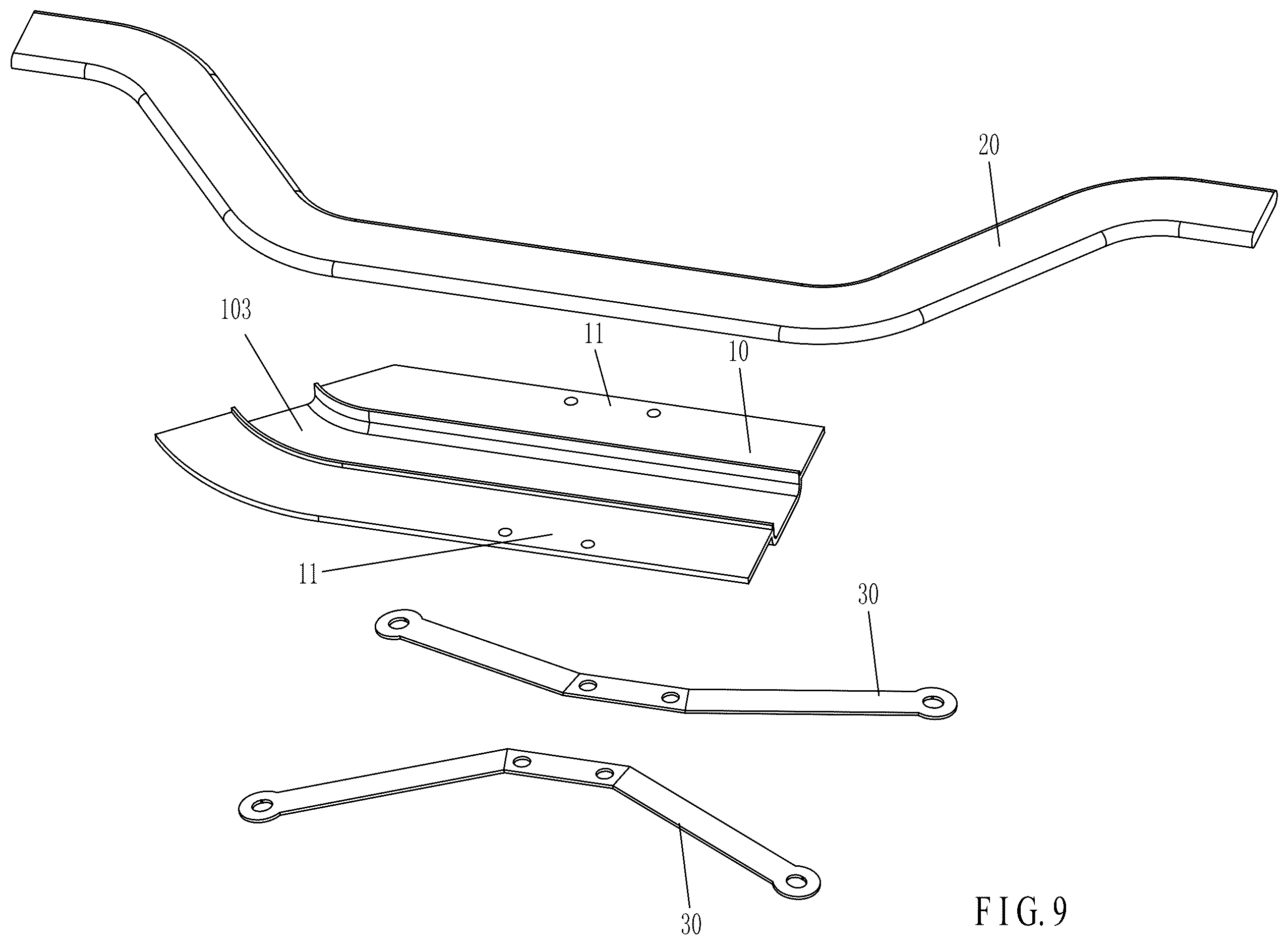 Patent US12472591 Figure 9 – Tight-fit riveting process for heat dissipation aluminum plate and heat pipe
