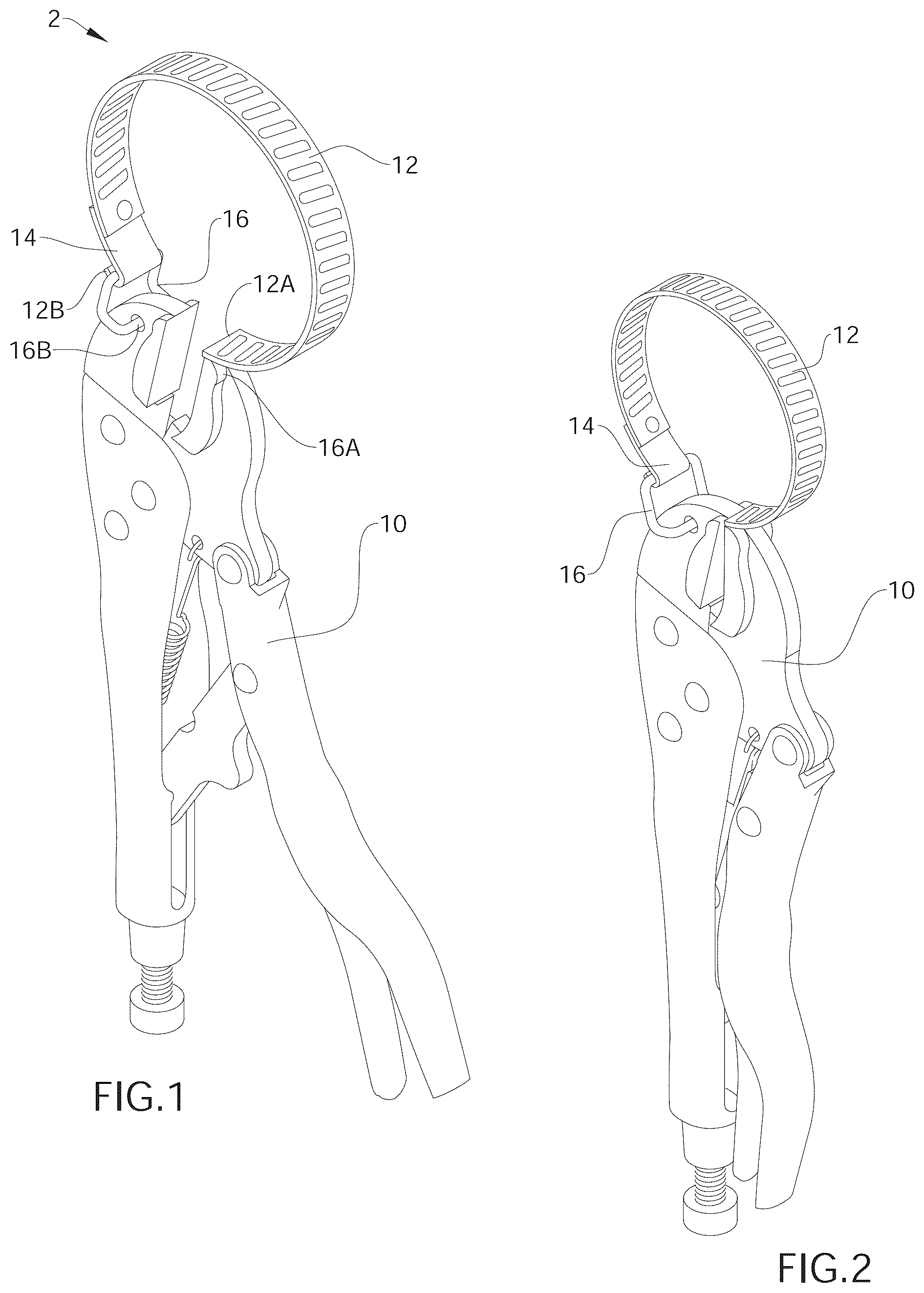 Patent US12472594 — Clamp tool and method for manipulating a slide collar PTO yoke — Figure 1