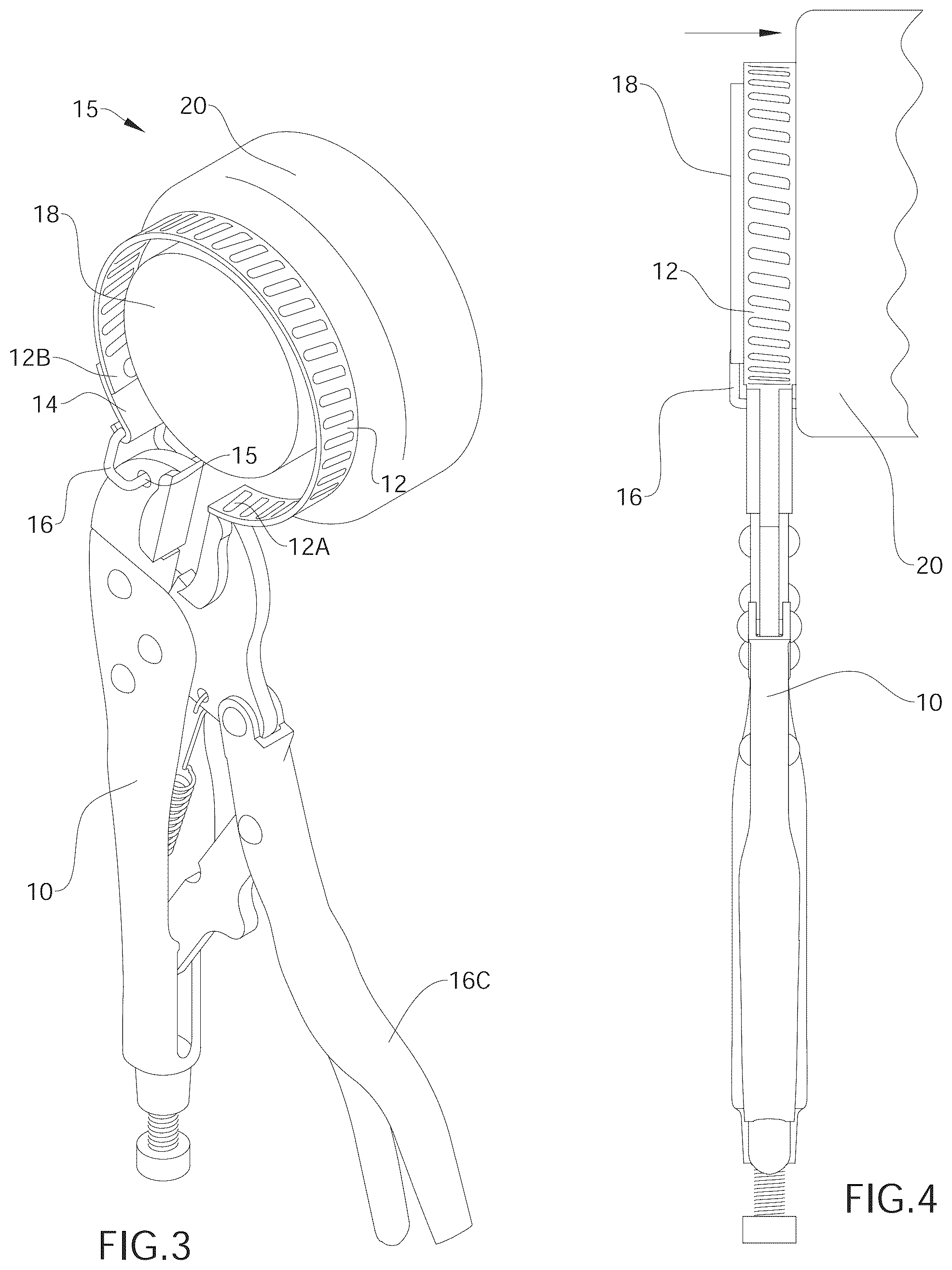 Patent US12472594 Figure 2 – Clamp tool and method for manipulating a slide collar PTO yoke