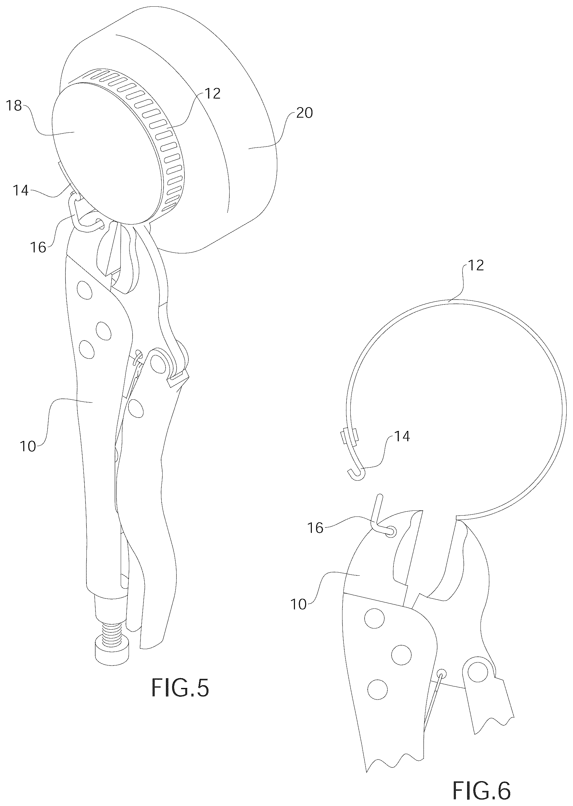 Patent US12472594 Figure 3 – Clamp tool and method for manipulating a slide collar PTO yoke