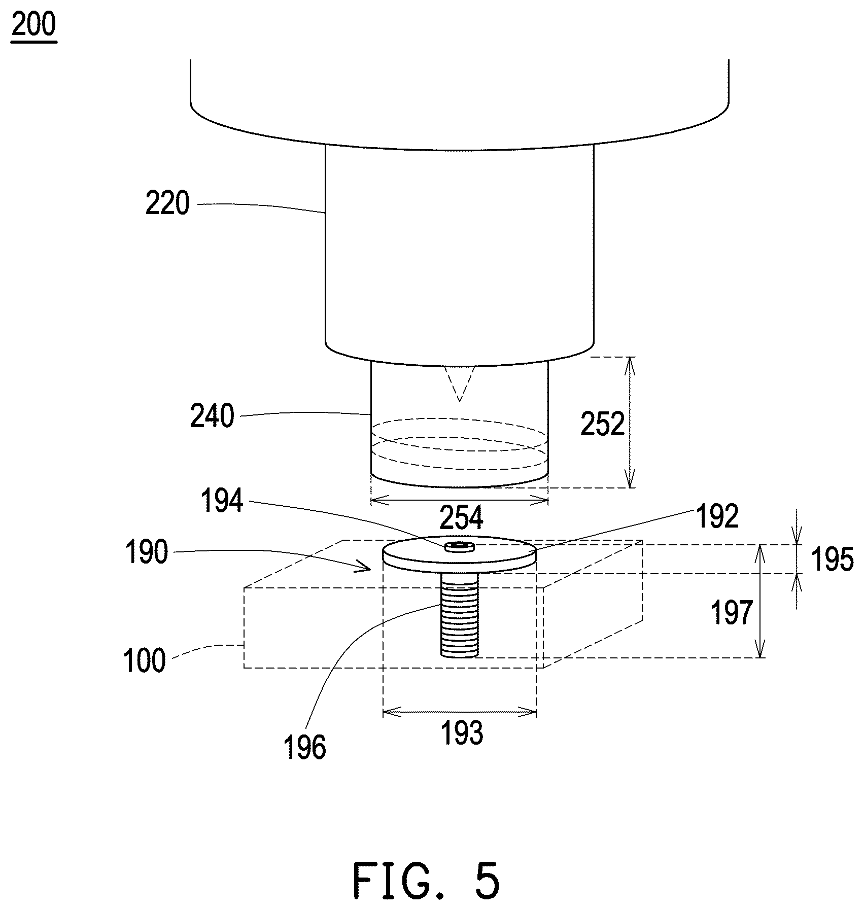 Patent US12472595 Figure 5 – Systems for removing or inserting a fastener from or into a wafer carrier