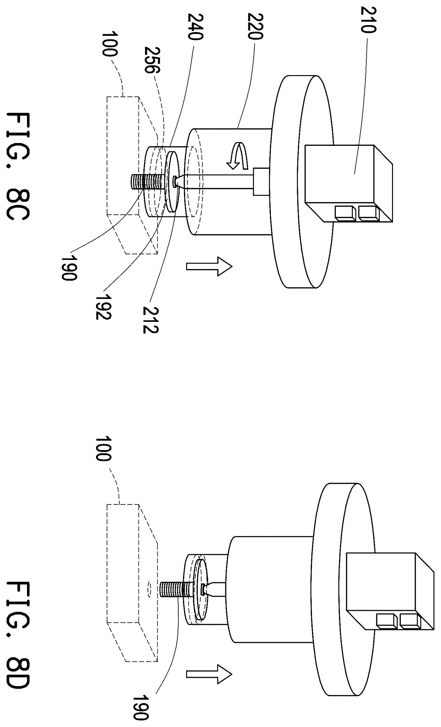 Patent US12472595 Figure 9 – Systems for removing or inserting a fastener from or into a wafer carrier