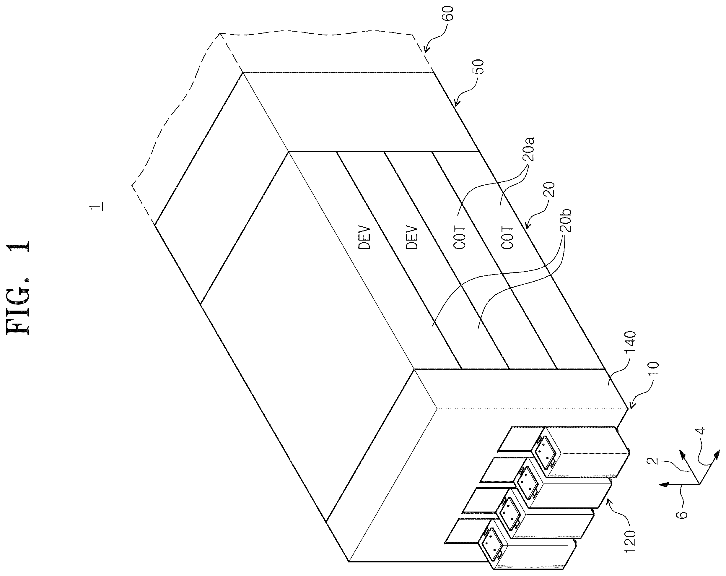 Patent US12472596 — Support unit and substrate treating apparatus including the same — Figure 1
