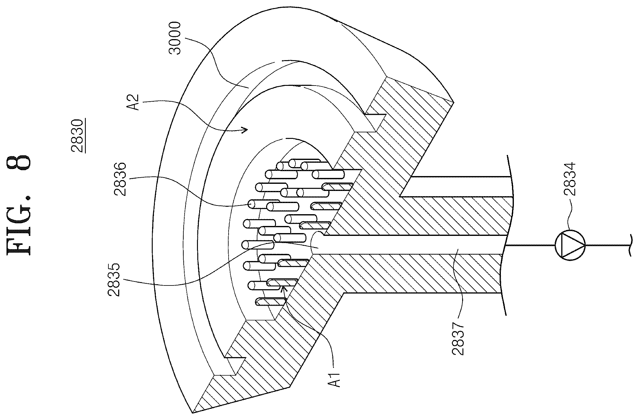 Patent US12472596 Figure 7 – Support unit and substrate treating apparatus including the same