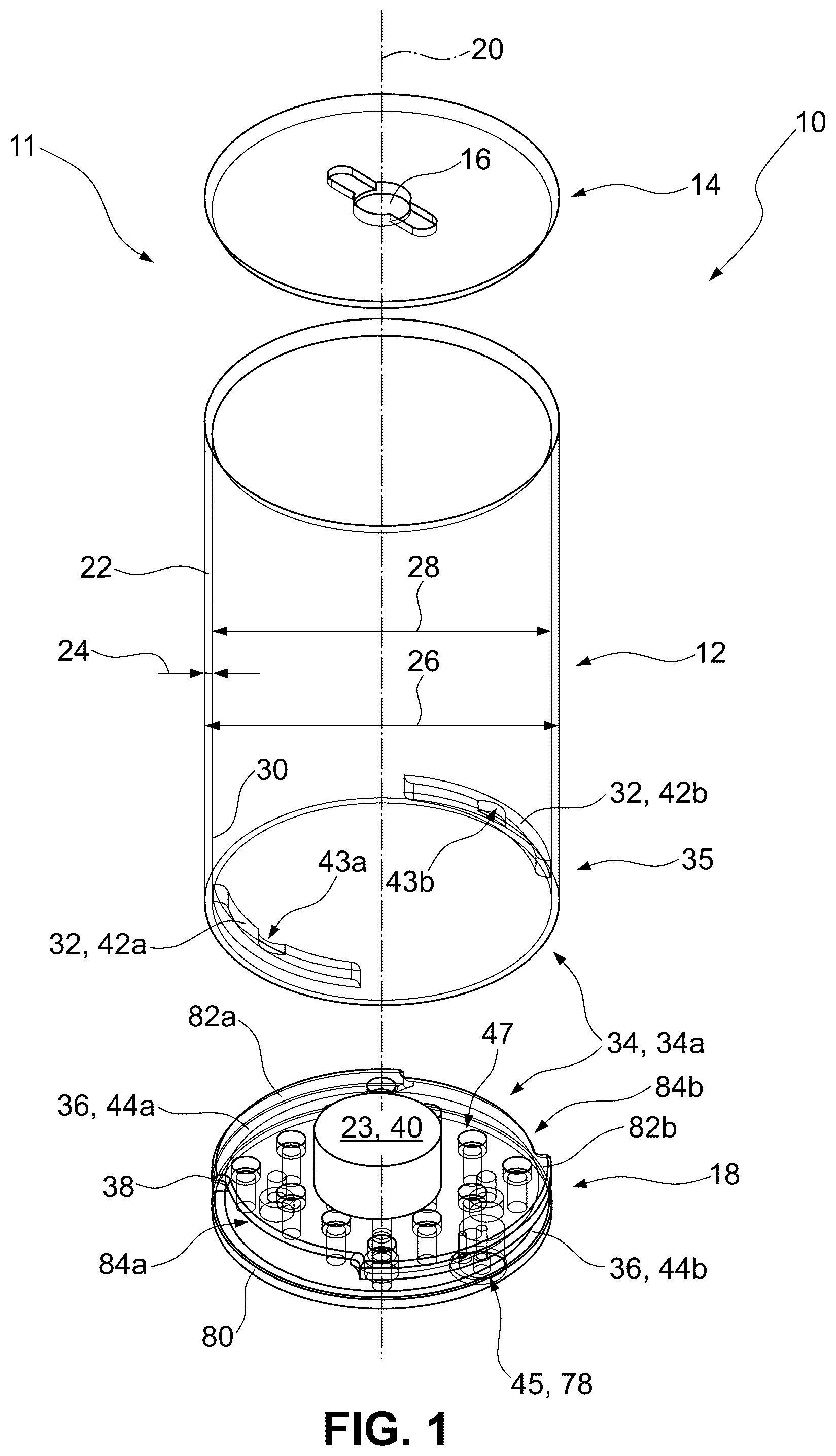 Patent US12472597 Figure 1 – Machine tool holder, method and computer program for operating a machine tool having such a machine tool holder