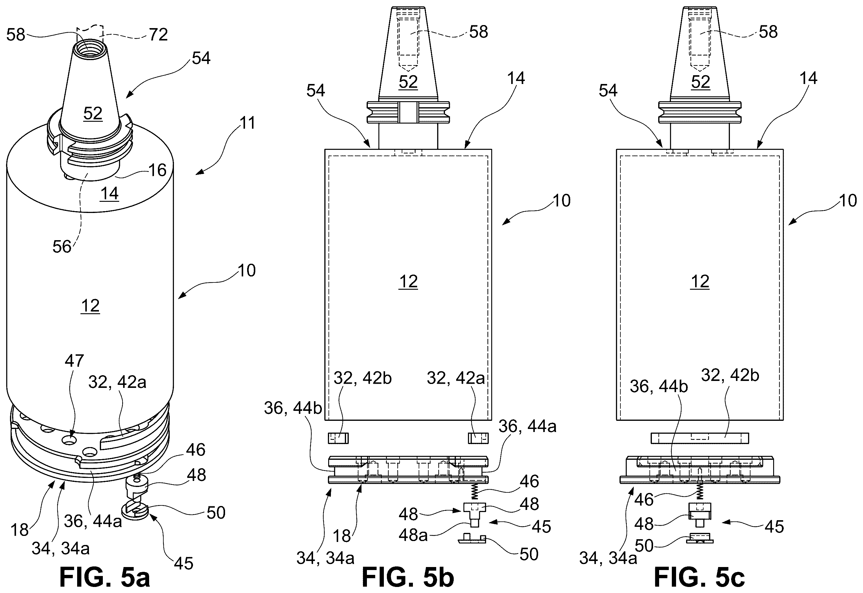 Patent US12472597 Figure 7 – Machine tool holder, method and computer program for operating a machine tool having such a machine tool holder