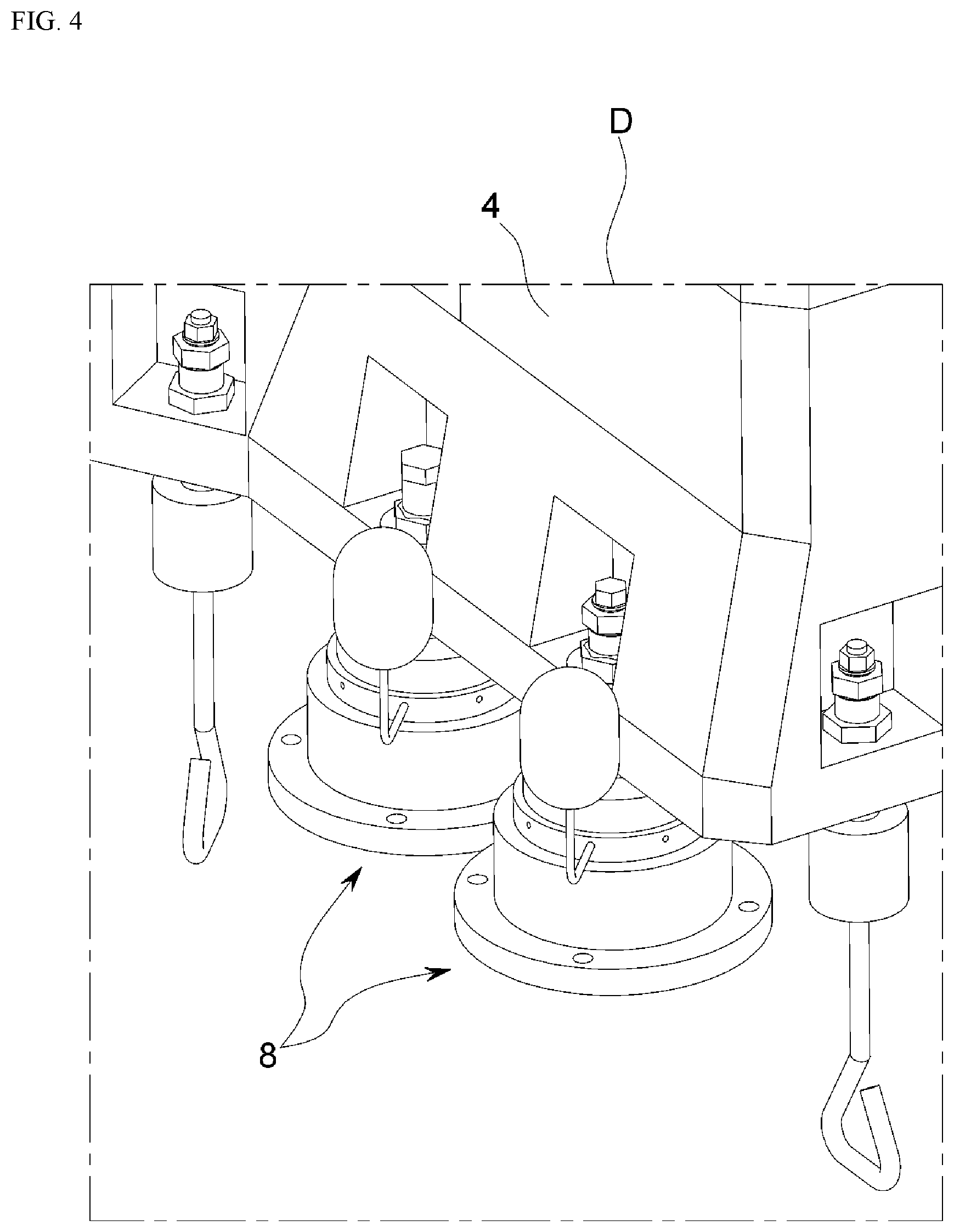 Patent US12472599 Figure 4 – Sag compensation apparatus of machine tool and machine tool including same