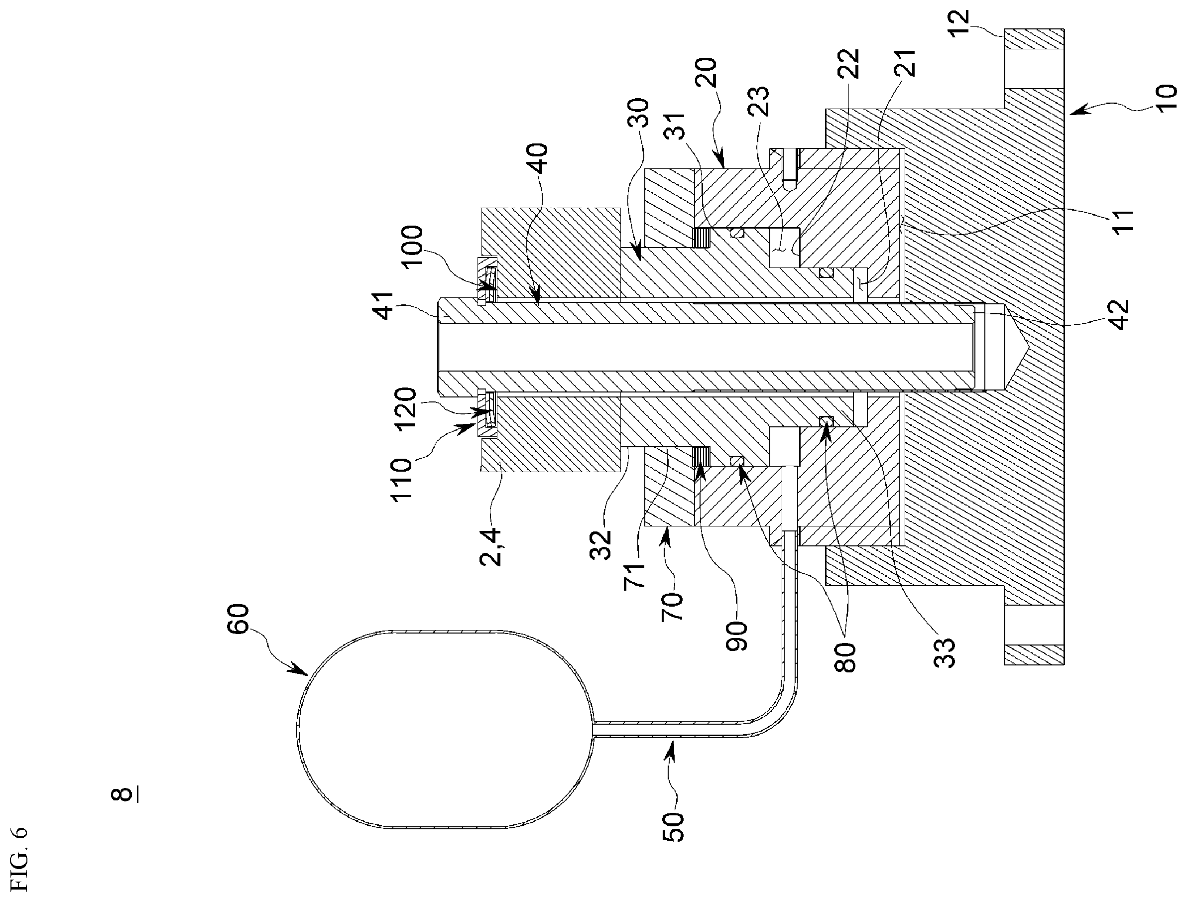 Patent US12472599 Figure 6 – Sag compensation apparatus of machine tool and machine tool including same