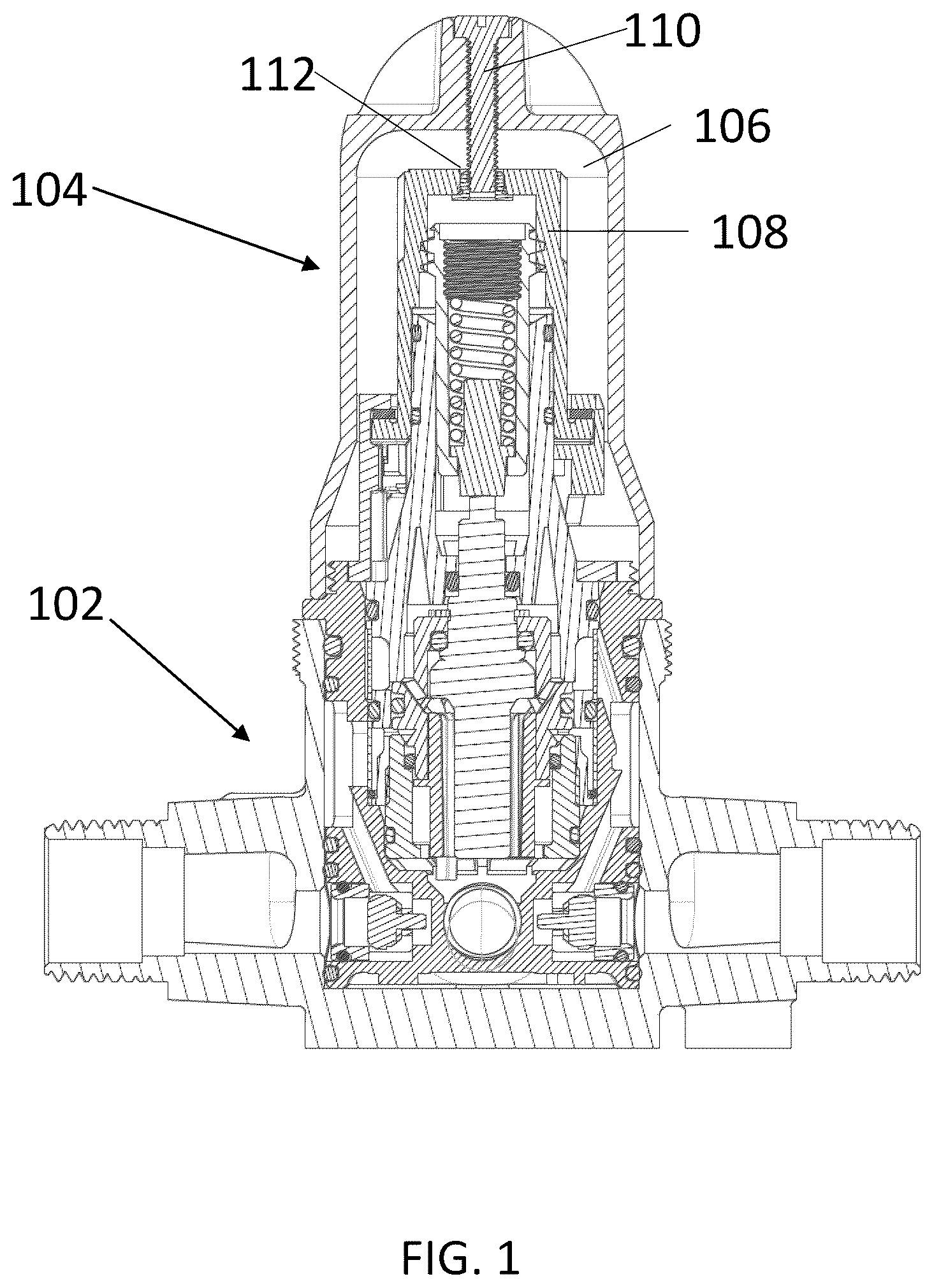 Patent US12472607 Figure 1 – Thermostatic cartridge extraction tool