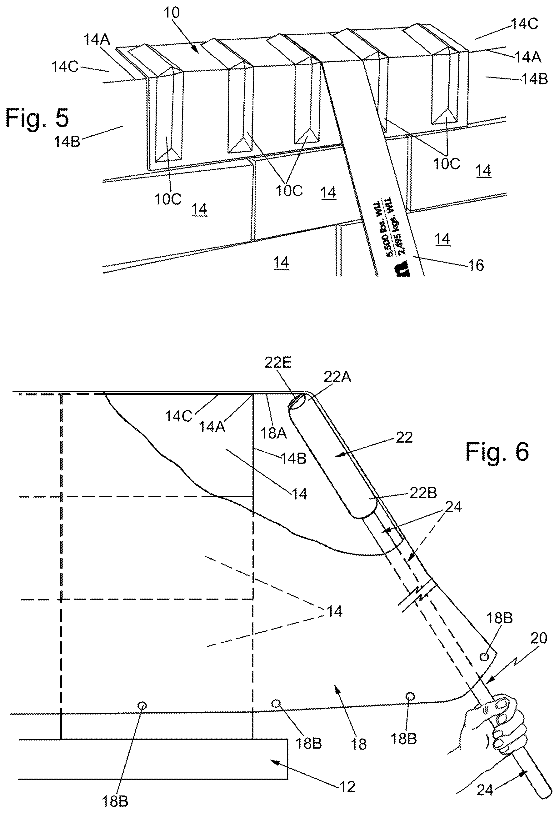 Patent US12472609 Figure 3 – Methods of use of a tool for placing and removing edge protectors and removing tarps from cargo of a flat bed trailer