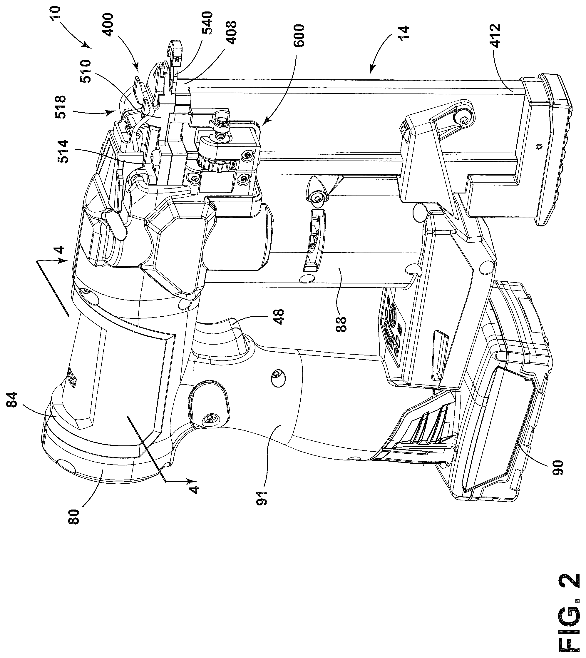 Patent US12472610 Figure 2 – Powered fastener driver
