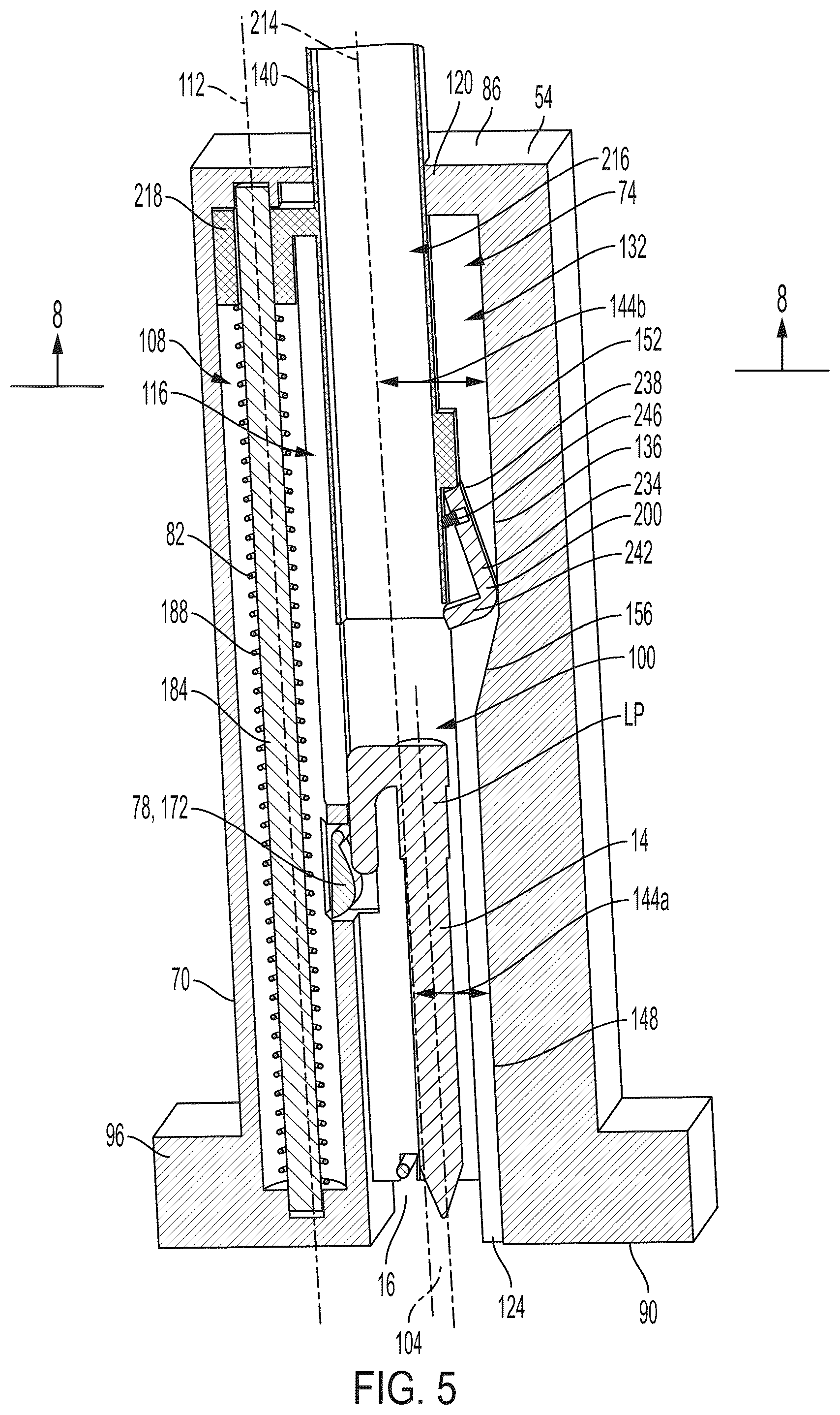 Patent US12472611 Figure 5 – Peg driver
