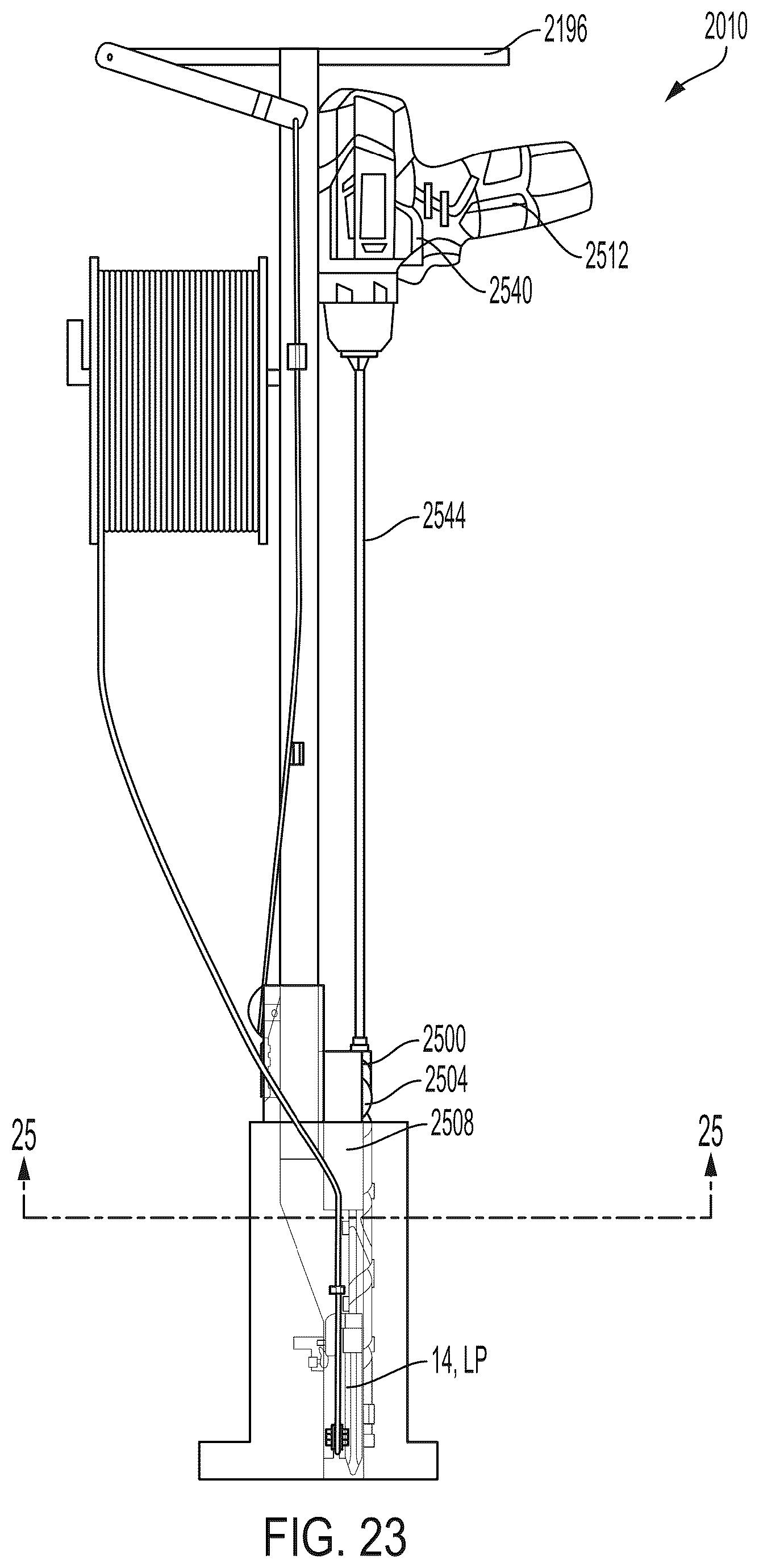 Patent US12472611 Figure 20 – Peg driver