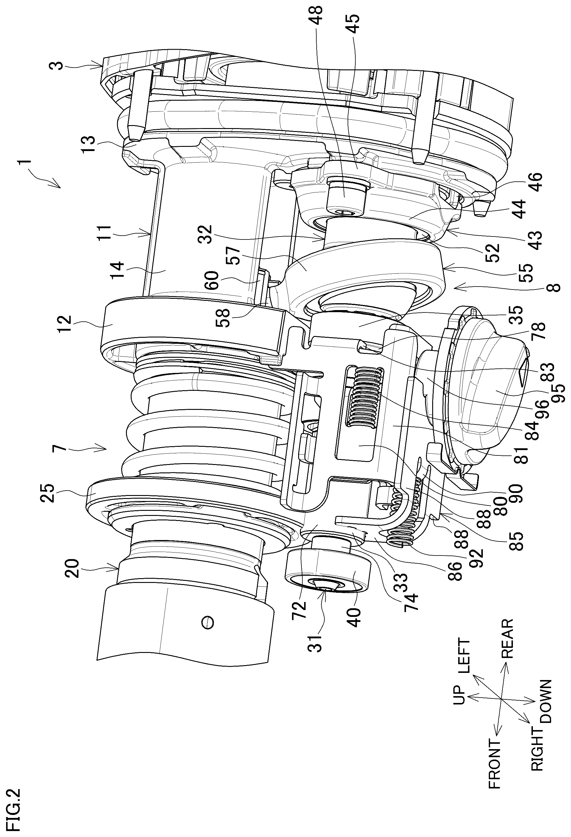 Patent US12472612 Figure 2 – Electric power tool