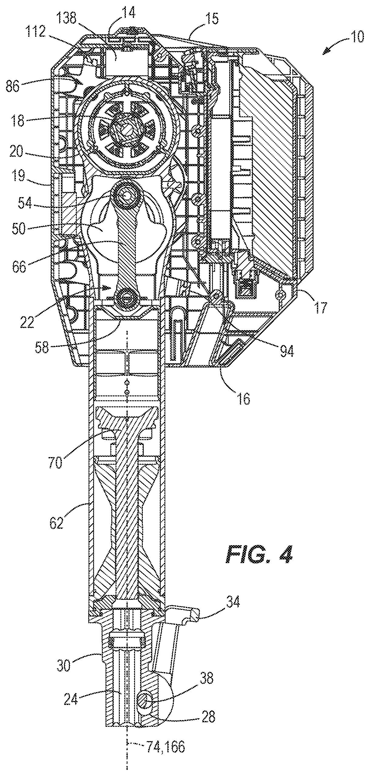 Patent US12472613 Figure 4 – Percussion tool