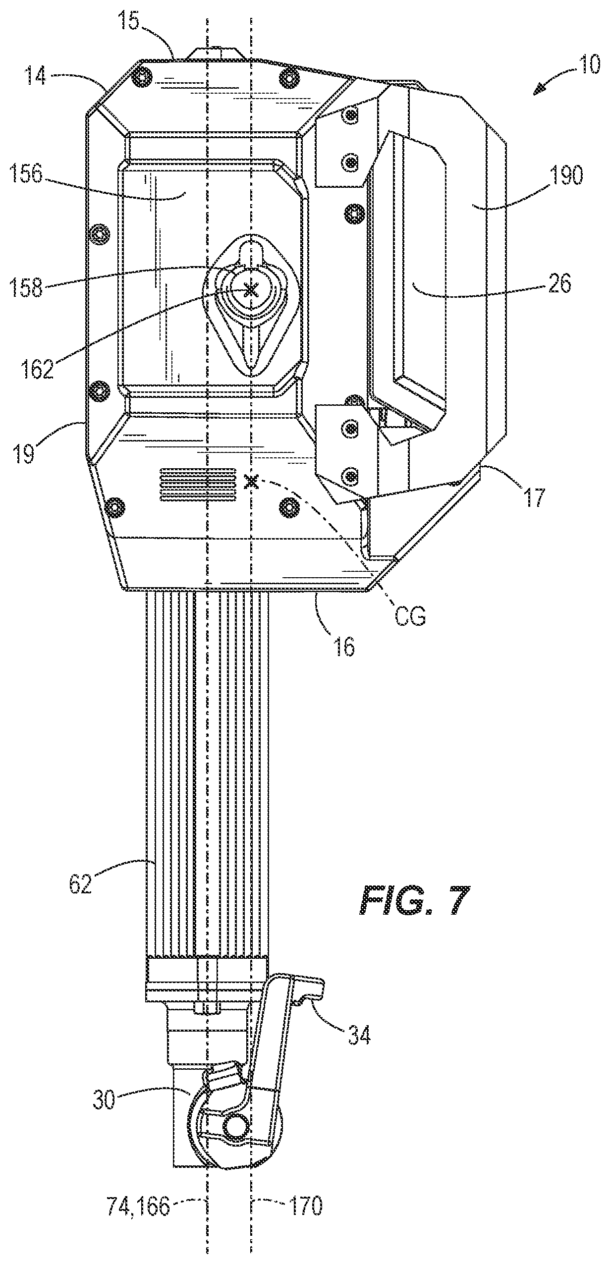 Patent US12472613 Figure 7 – Percussion tool