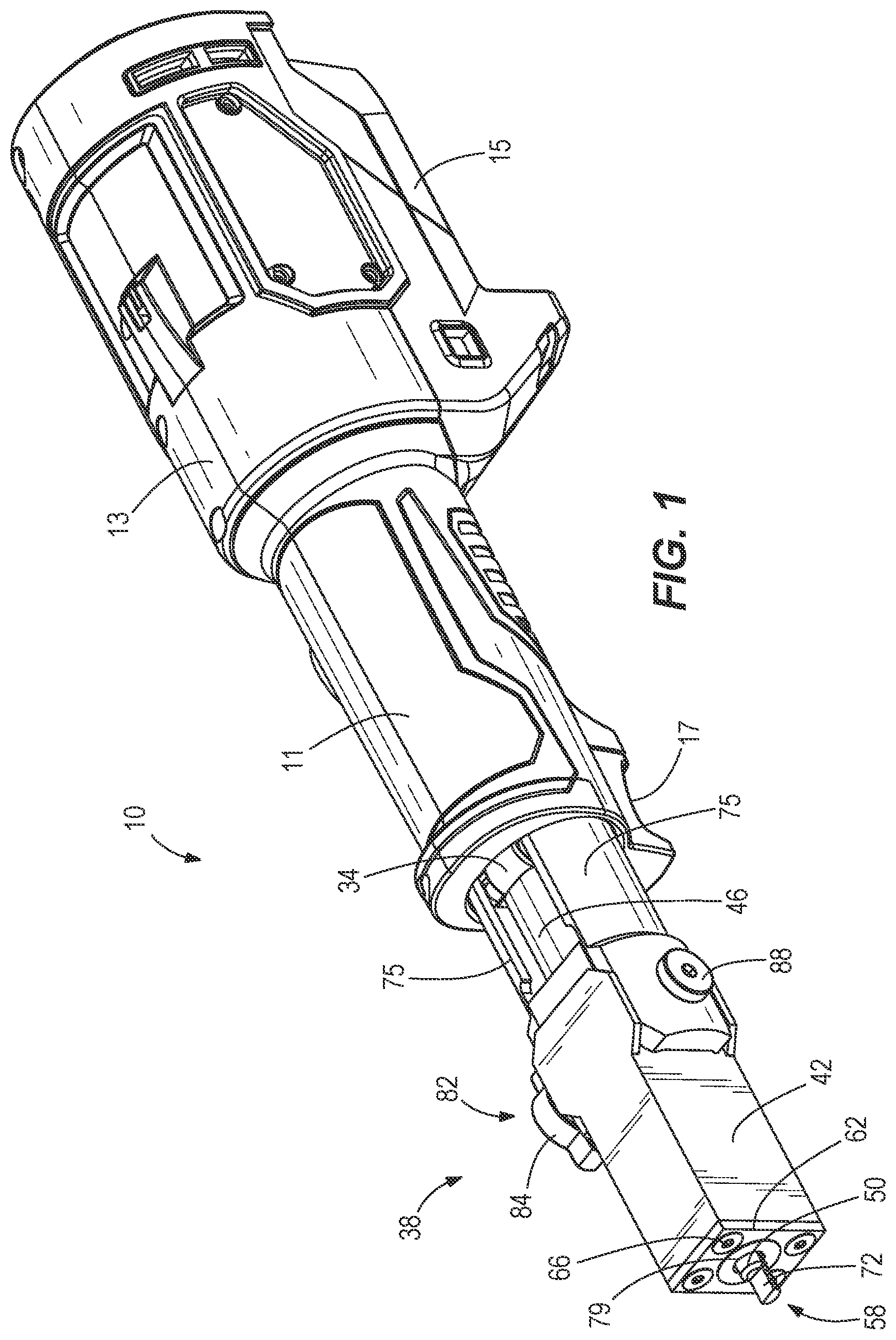 Patent US12472614 Figure 1 – Power tool for installing drop-in anchors