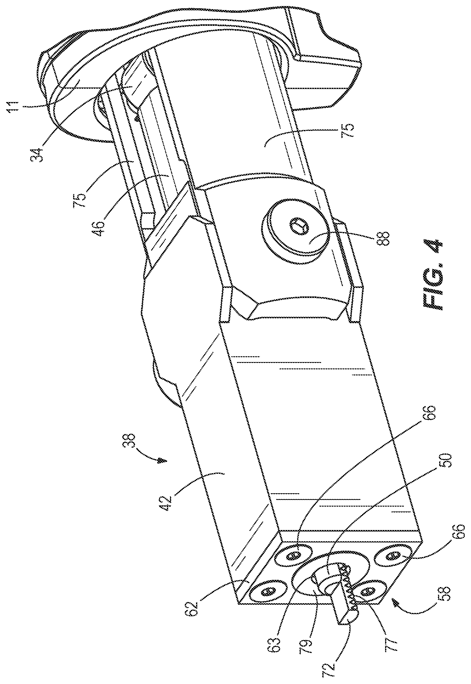 Patent US12472614 Figure 4 – Power tool for installing drop-in anchors