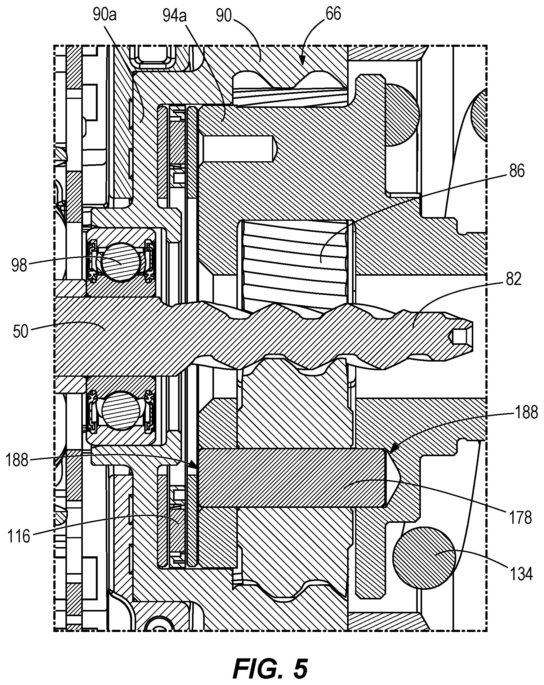 Patent US12472616 Figure 5 – Rotary impact tool with thrust bearing