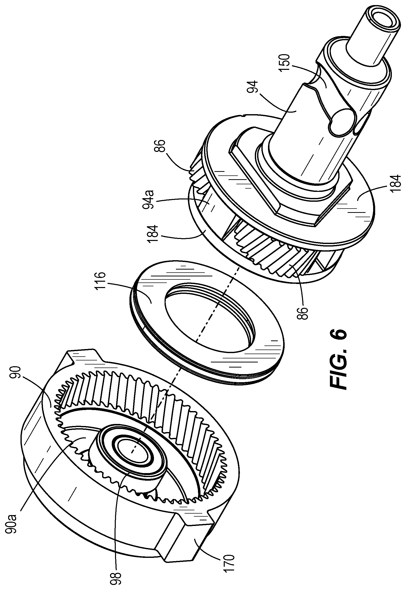Patent US12472616 Figure 6 – Rotary impact tool with thrust bearing
