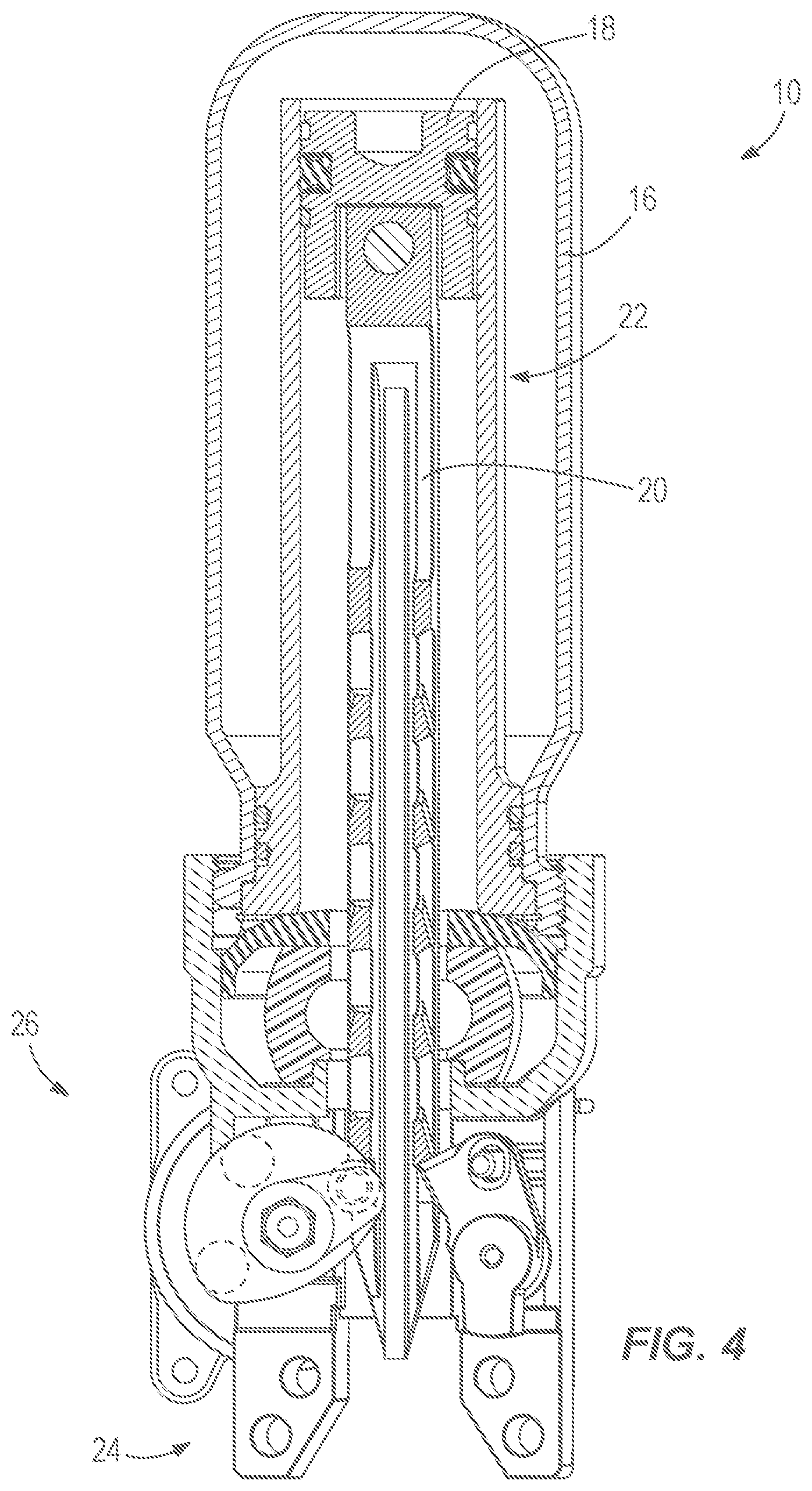 Patent US12472618 Figure 4 – Powered fastener driver and extension