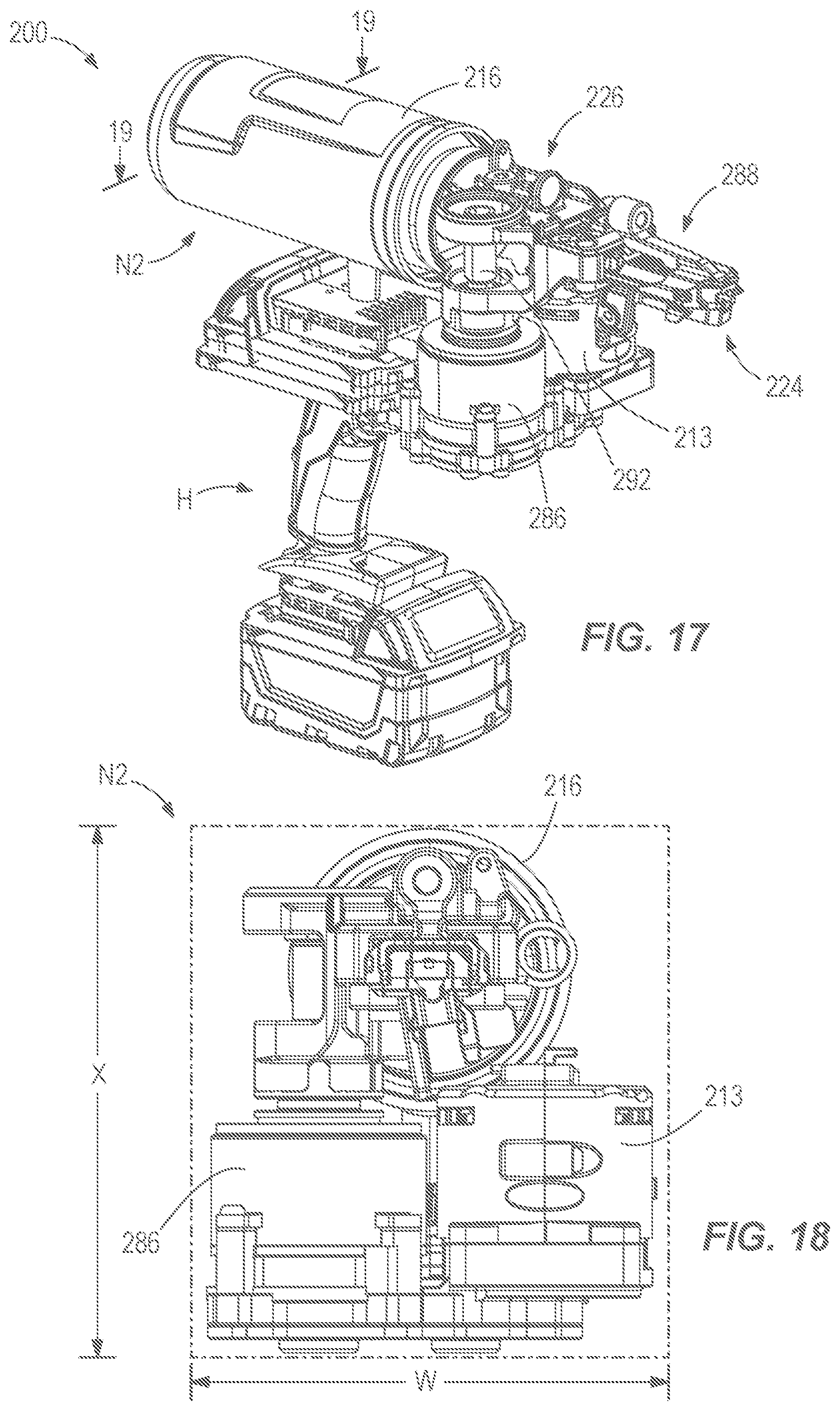 Patent US12472618 Figure 14 – Powered fastener driver and extension