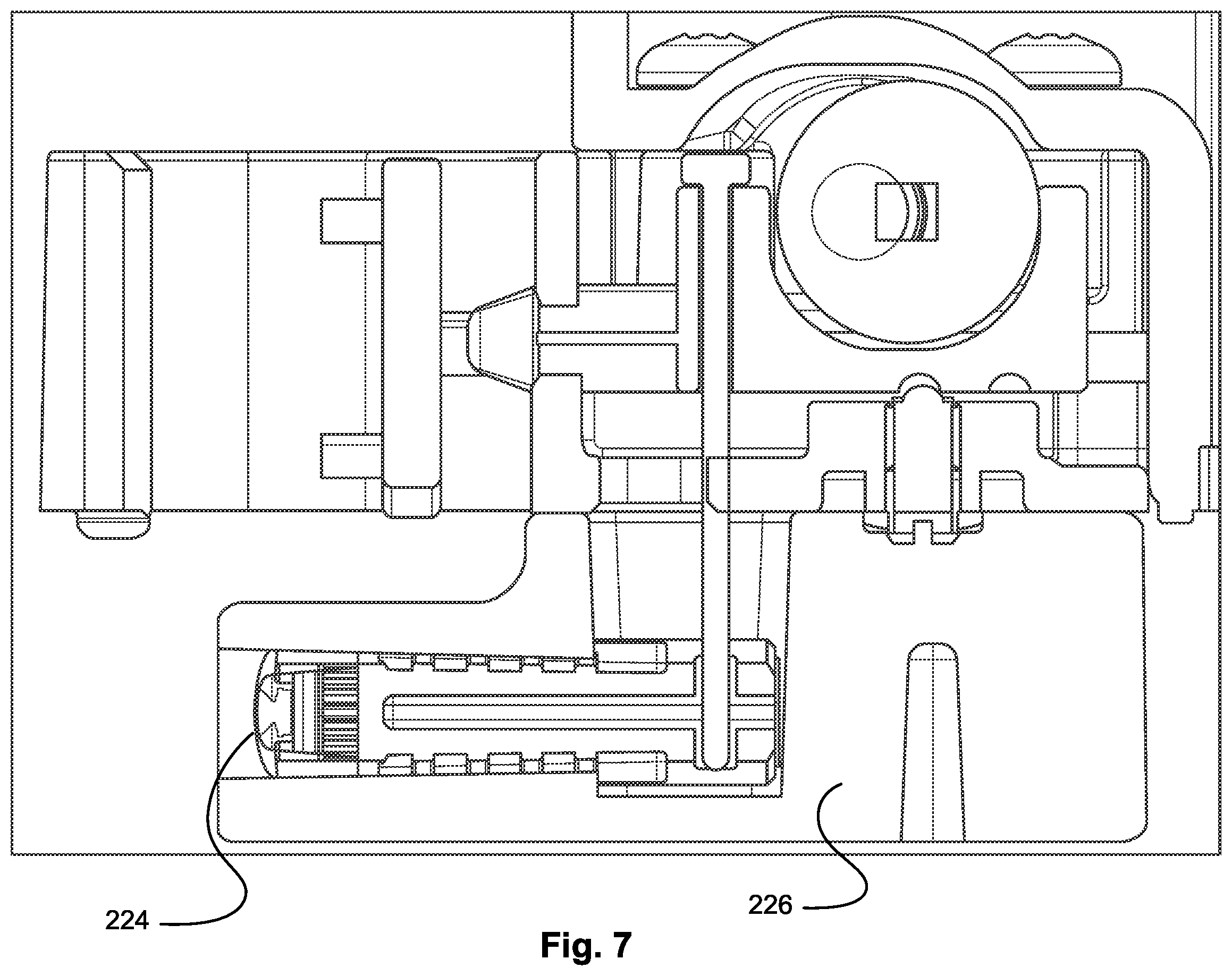 Patent US12472619 Figure 7 – Power tool stand