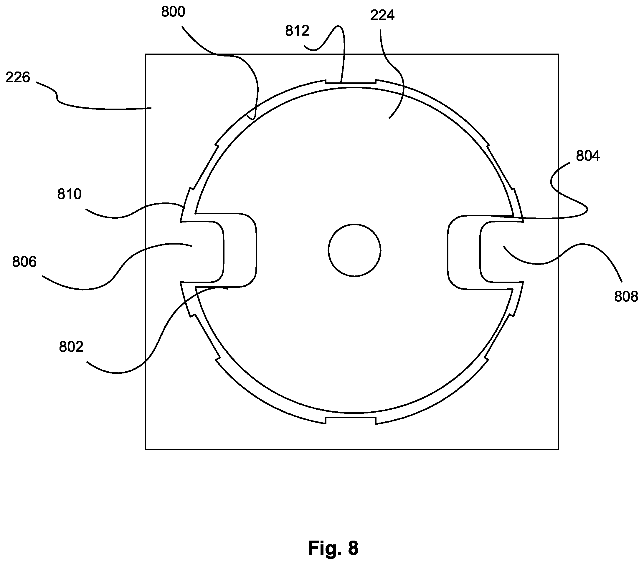 Patent US12472619 Figure 8 – Power tool stand