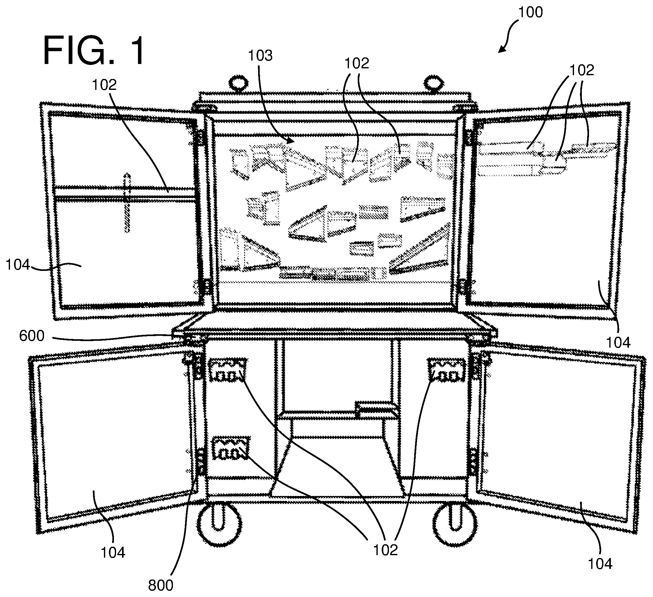 Patent US12472620 Figure 1 – Tool holding system