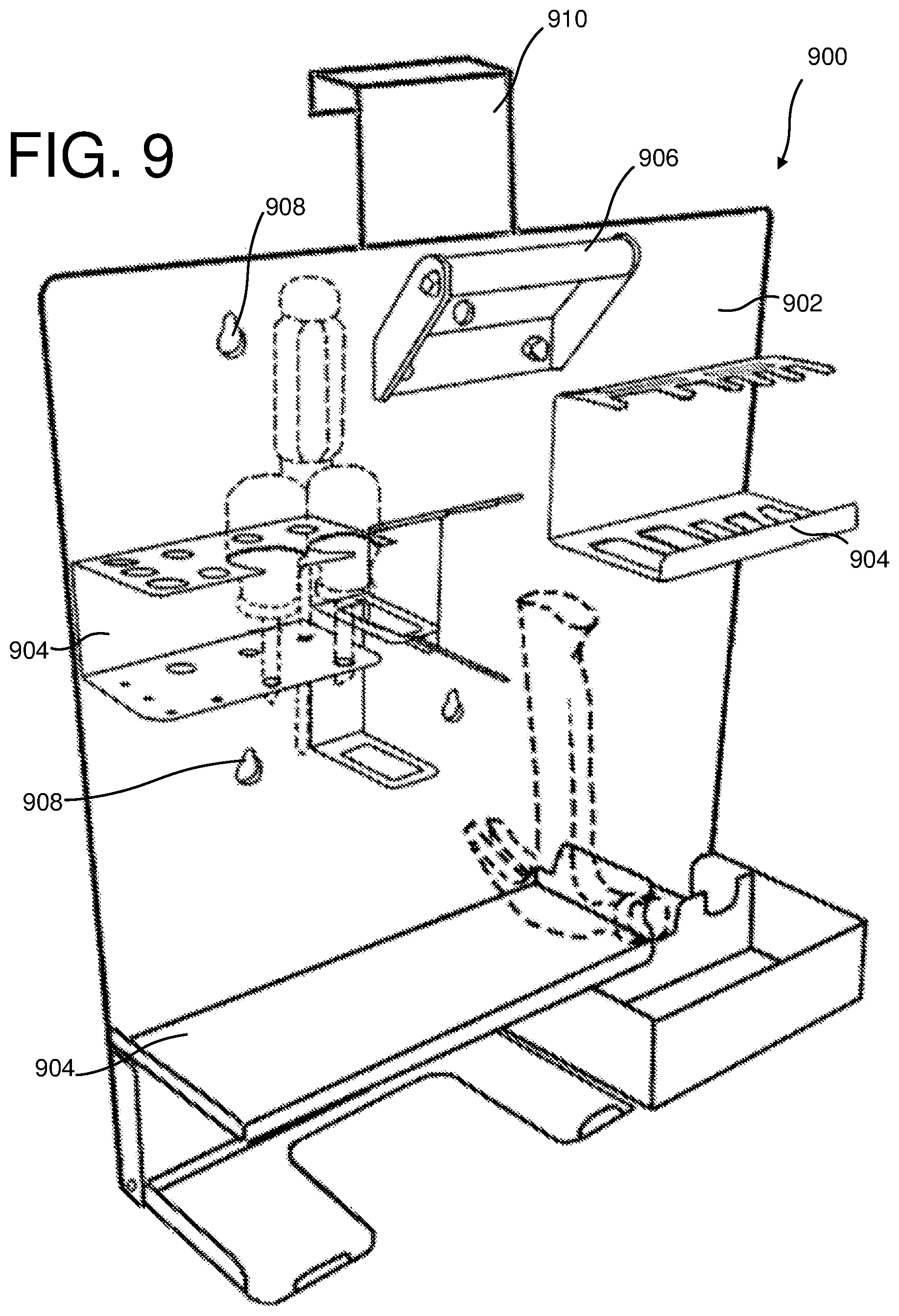 Patent US12472620 Figure 6 – Tool holding system